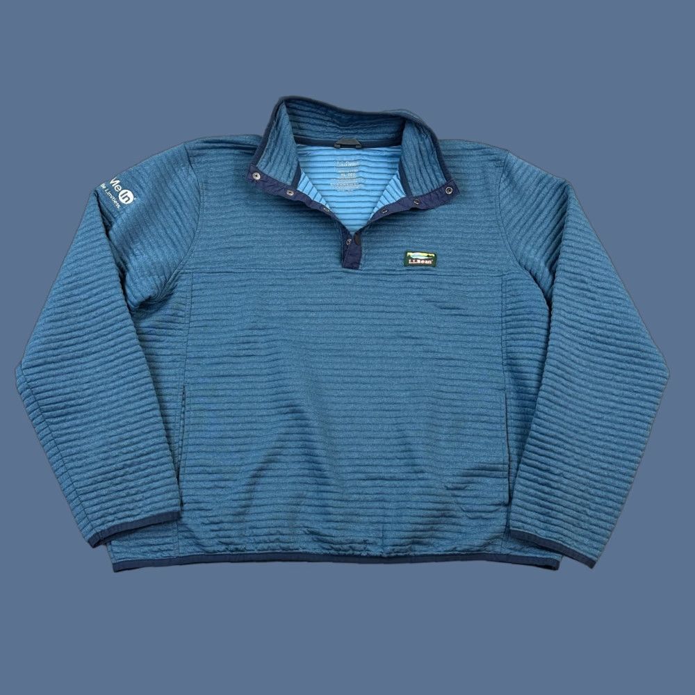 Vintage LL Bean Jacket Mens XL Airlight Knit 1/4 Snap Pullover Outdoor Size US XL / EU 56 / 4 - 1 Thumbnail