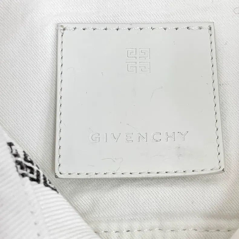 Givenchy Givenchy White Logo Print Cotton Collar Zip Front Long Sle Size XXS / US 00 / IT 34 - 5 Thumbnail