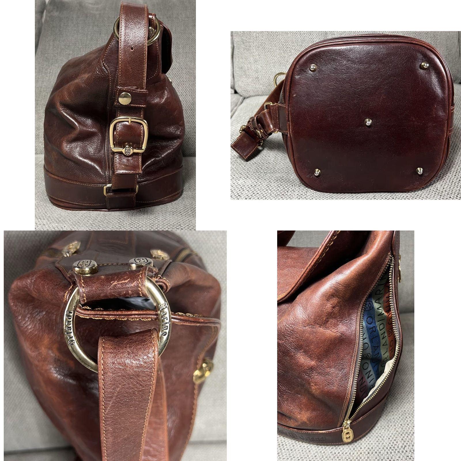 Vintage Marino Orlandi Bag Convertible Sling Purse Shoulder Bag Size ONE SIZE - 8 Thumbnail