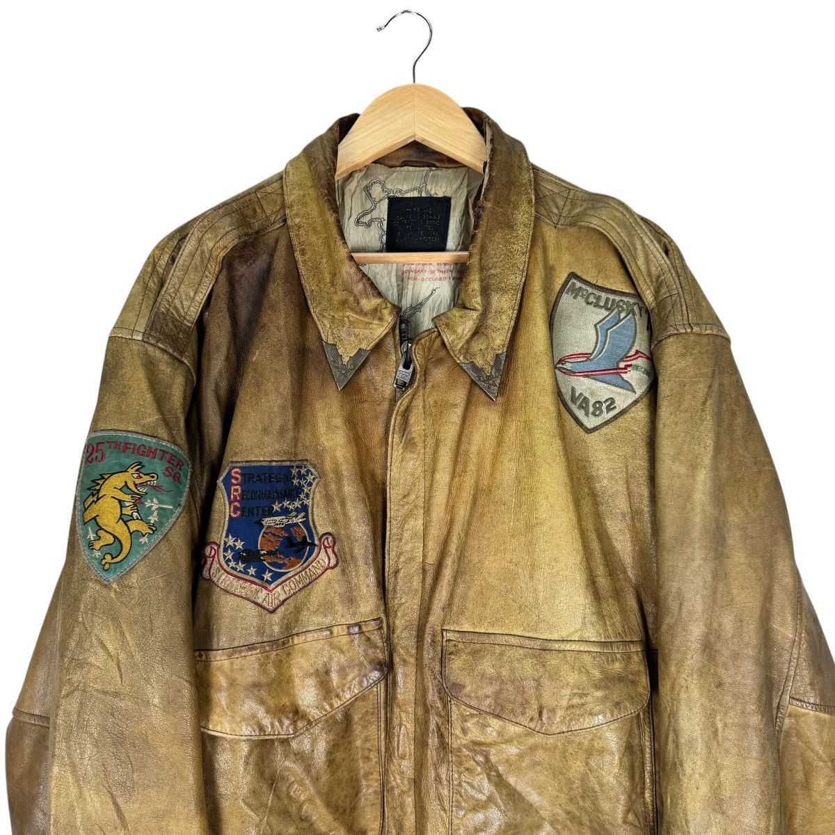 Avirex ☀️AVIREX TYPE A2 LEATHER JACKET Size US L / EU 52-54 / 3 - 2 Thumbnail