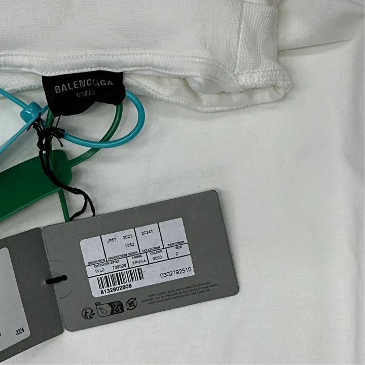 Balenciaga Balenciaga Balenciaga Logo Print Short Sleeve TShirt -2507 Size US M / EU 48-50 / 2 - 2 Thumbnail