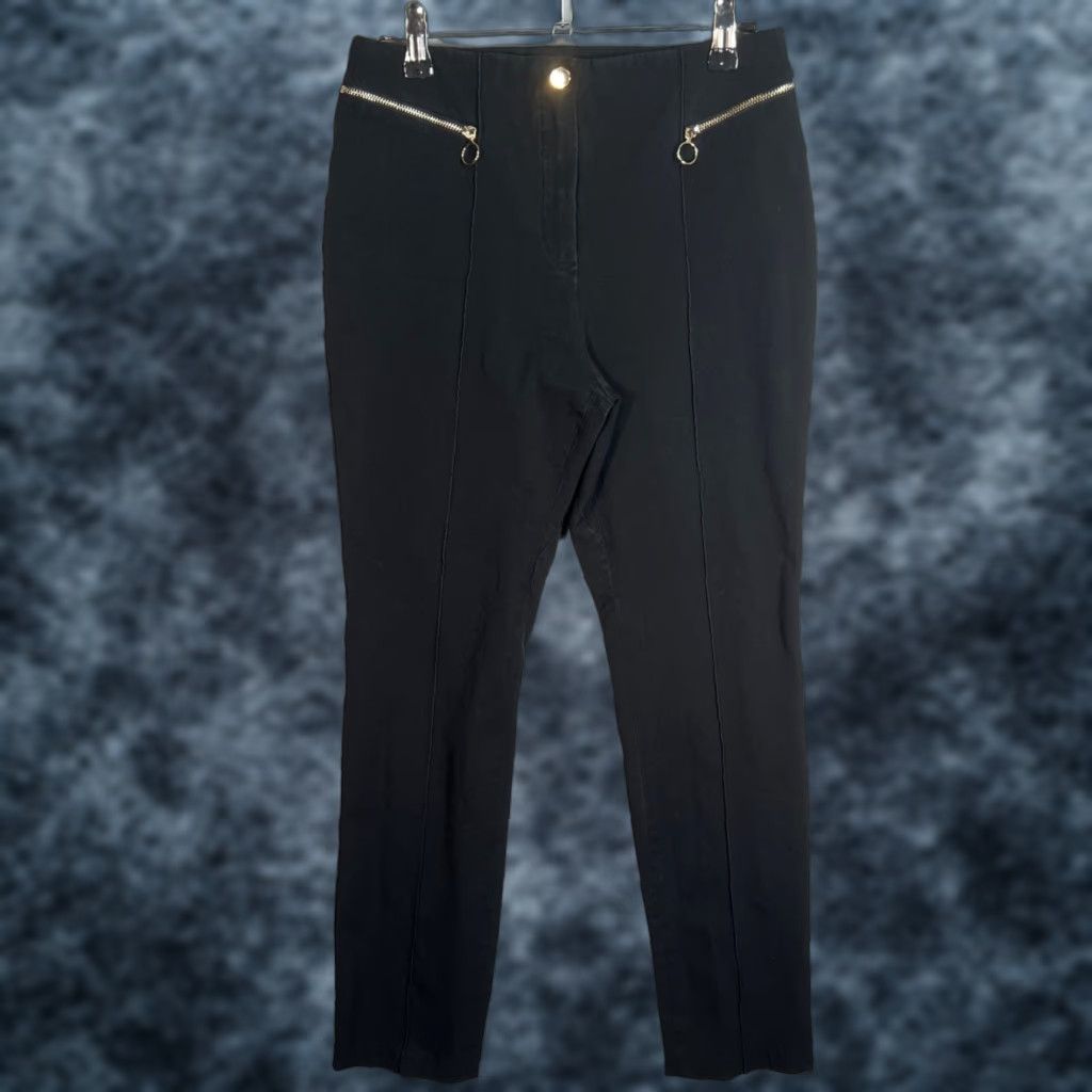 Opening Ceremony OPENING CEREMONY Womens Pants Size 26 Black Skinny Dress with Zipper Pockets Size 26" / US 2 / IT 38 - 1 Thumbnail