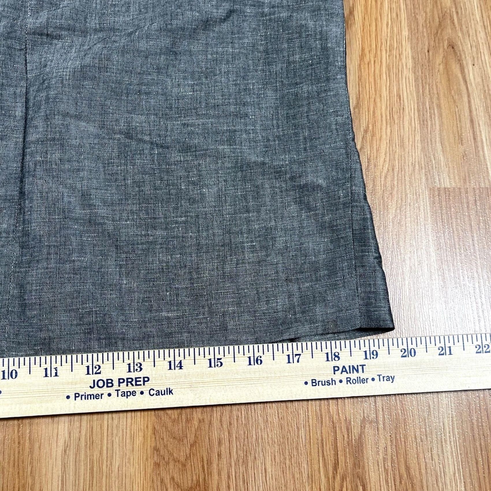 Ann Taylor Loft Ann Taylor Linen Blend Knee Length Skirt Womens Size 6 Gray Pencils Size 28" / US 6 / IT 42 - 5 Thumbnail