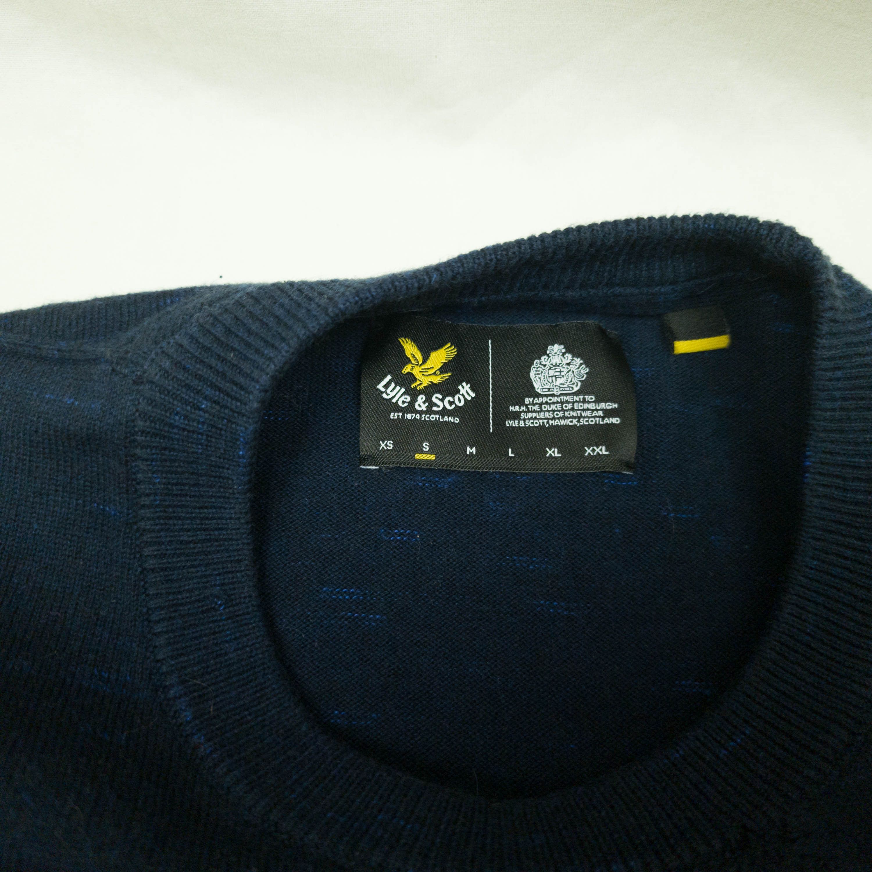 Lyle & Scott Lyle Scott mens jumper cotton size S vgc Size US S / EU 44-46 / 1 - 5 Thumbnail