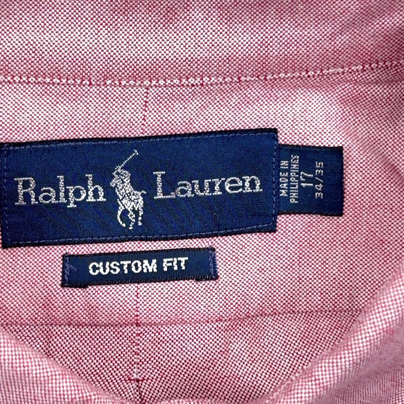 Ralph Lauren Ralph Lauren Oxford Shirt Men XL Pink Custom Fit Button Up Flesh Pony OCBD 17 34 Size US XL / EU 56 / 4 - 3 Thumbnail
