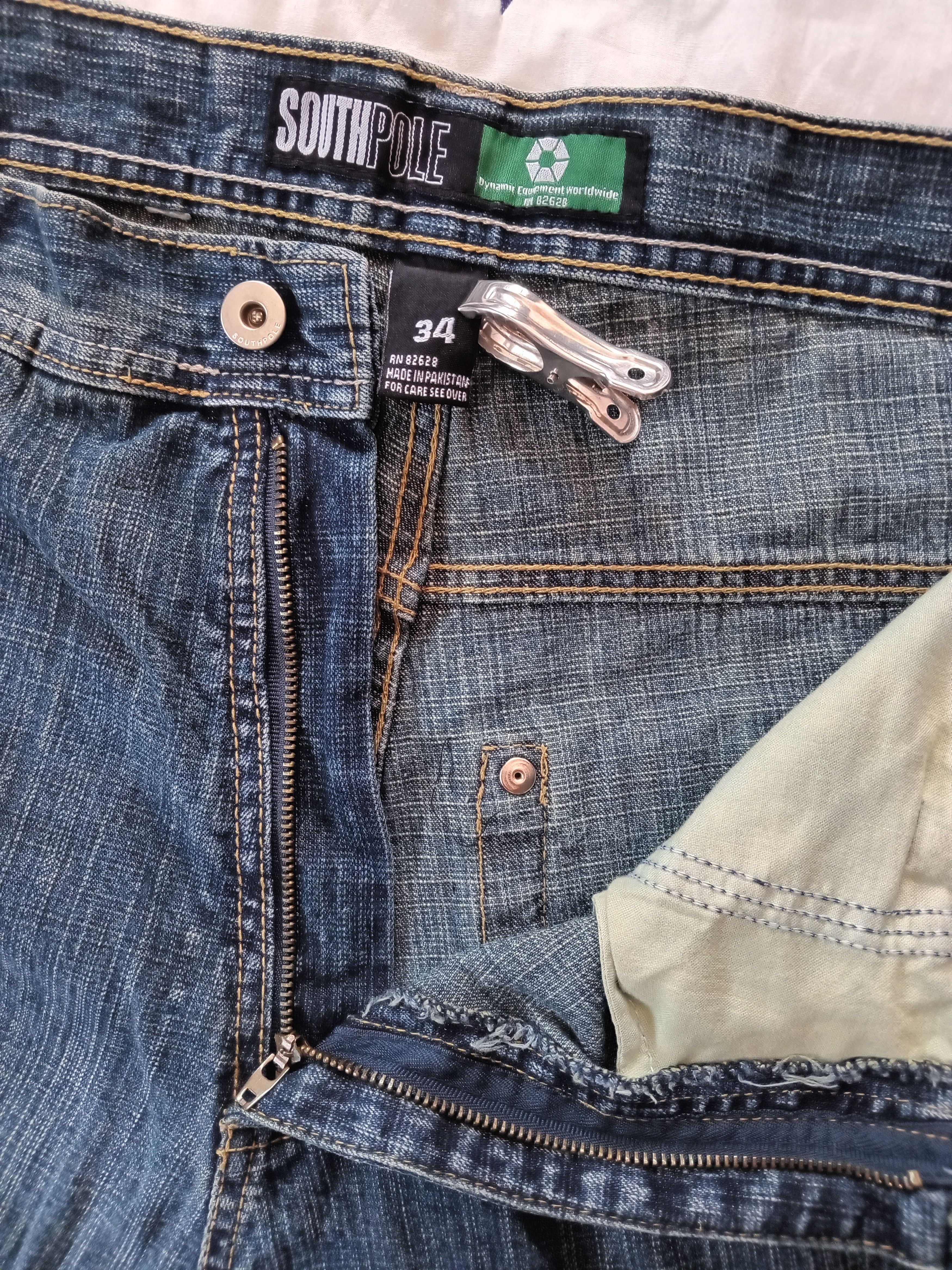 JNCO × Southpole ⚡️SOUTHPOLE⚡️ Custom Baggy Jeans Size US 34 / EU 50 - 6 Thumbnail