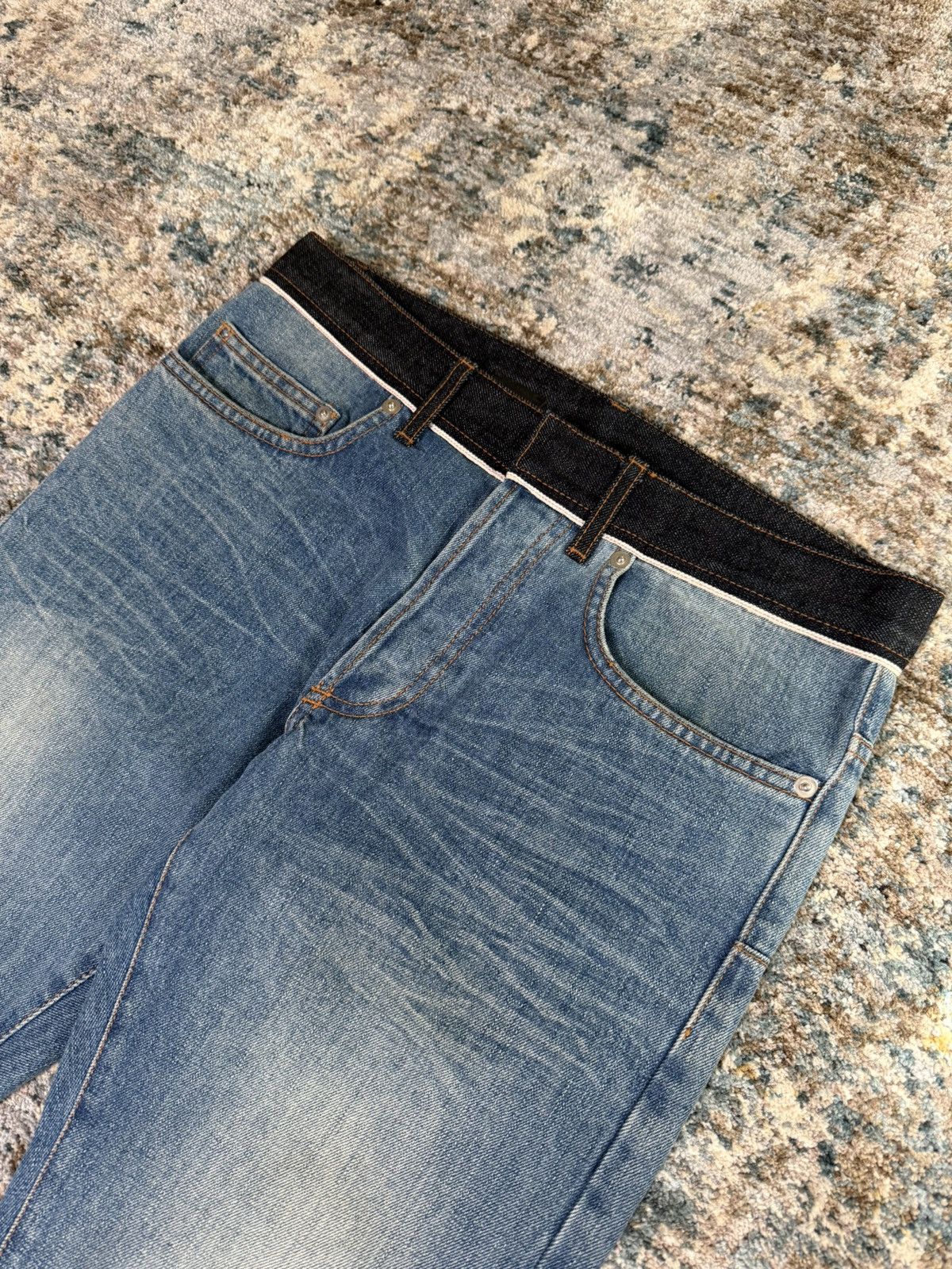 Dior Dior Homme 2012 Cummerbund Denim Size US 28 / EU 44 - 3 Thumbnail