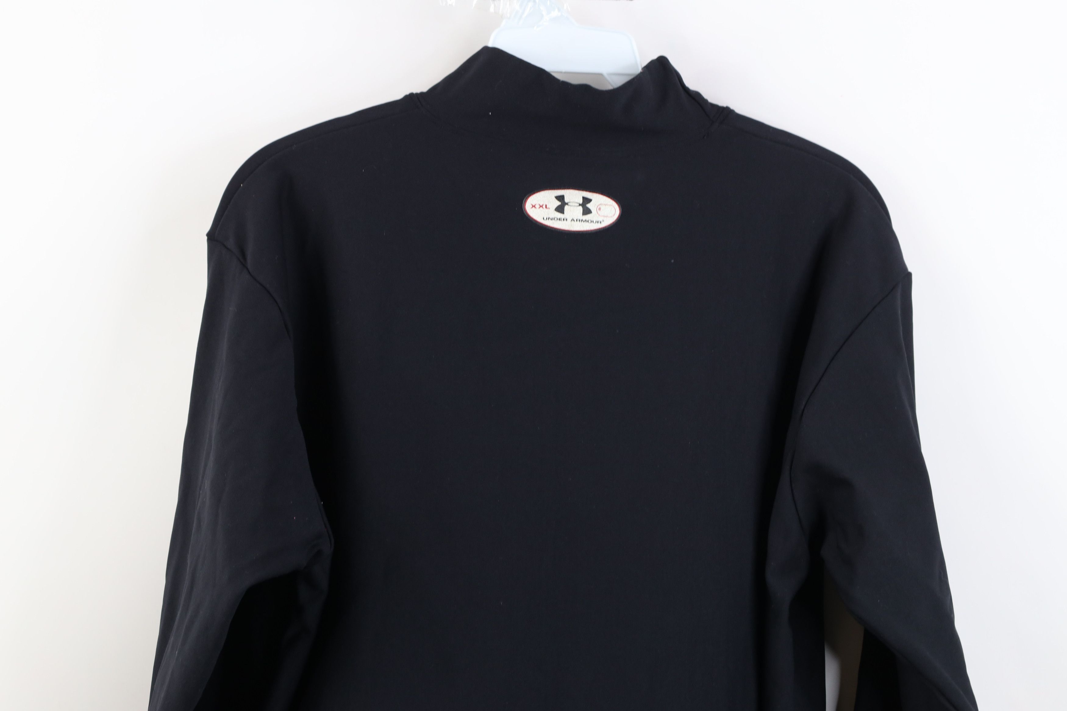 Under Armour Vintage Under Armour Compression ColdGear Mock Neck T-Shirt Size US XXL / EU 58 / 5 - 13 Thumbnail