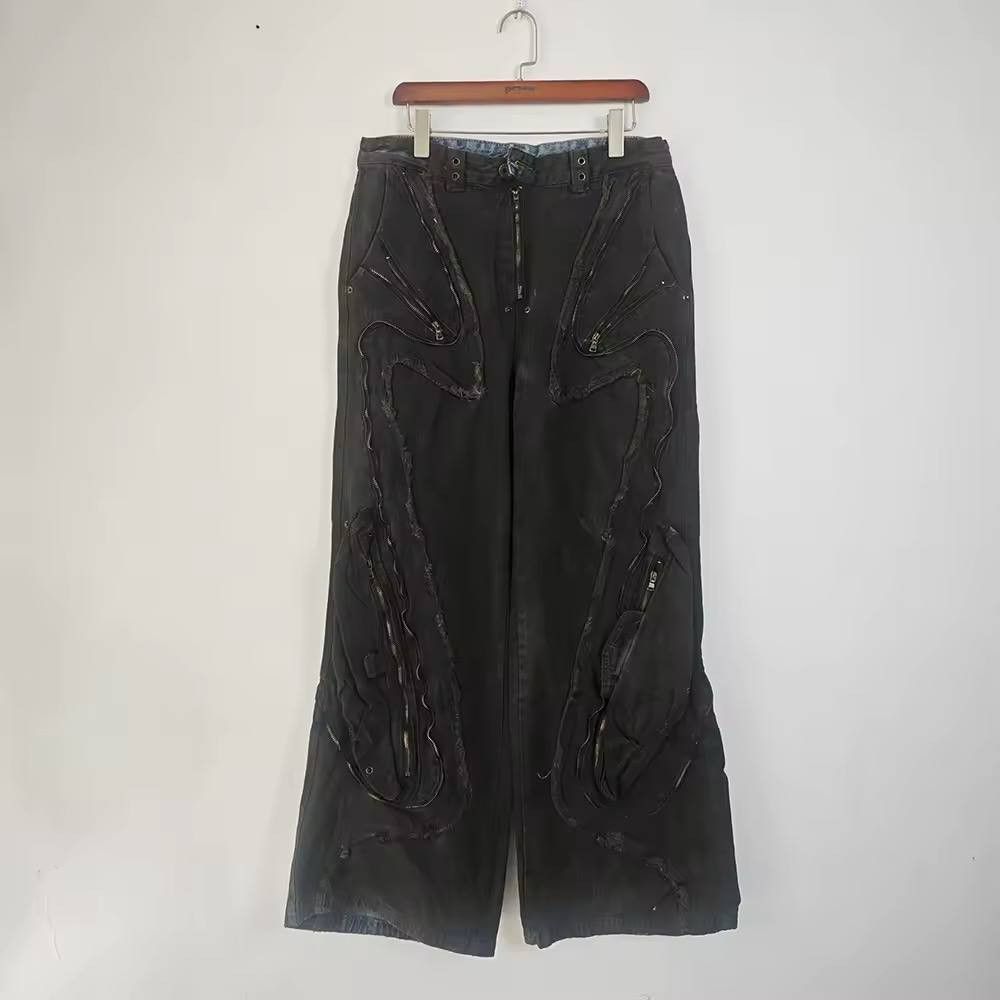 Japanese Brand × Vintage niche designer jeans Size US 36 / EU 52 - 4 Thumbnail