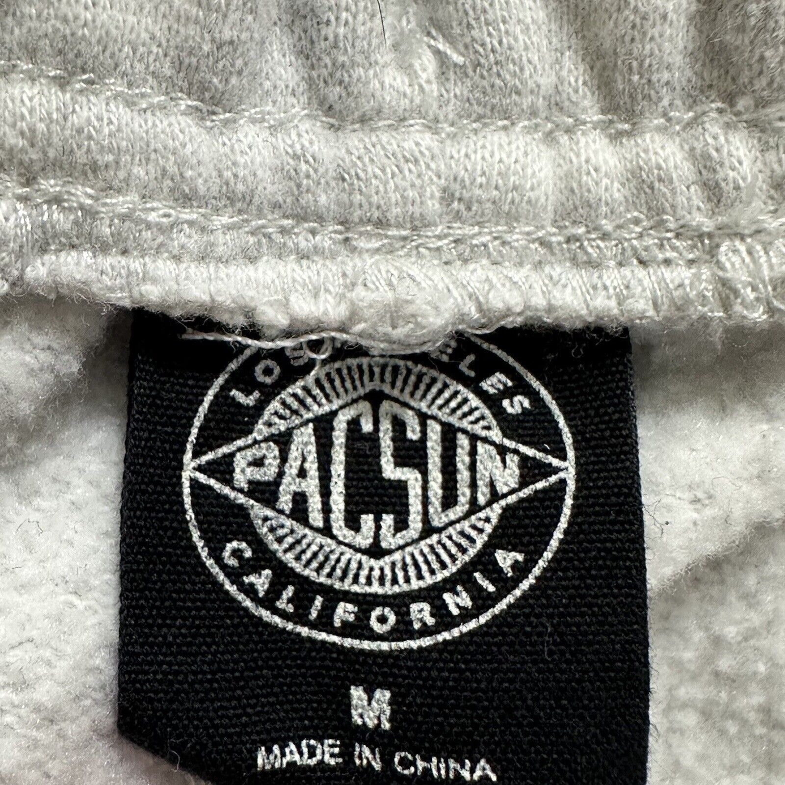 Pacsun PacSun Medium Gray Sweatpants No More Rain No More Rainbows Size US 32 / EU 48 - 3 Thumbnail