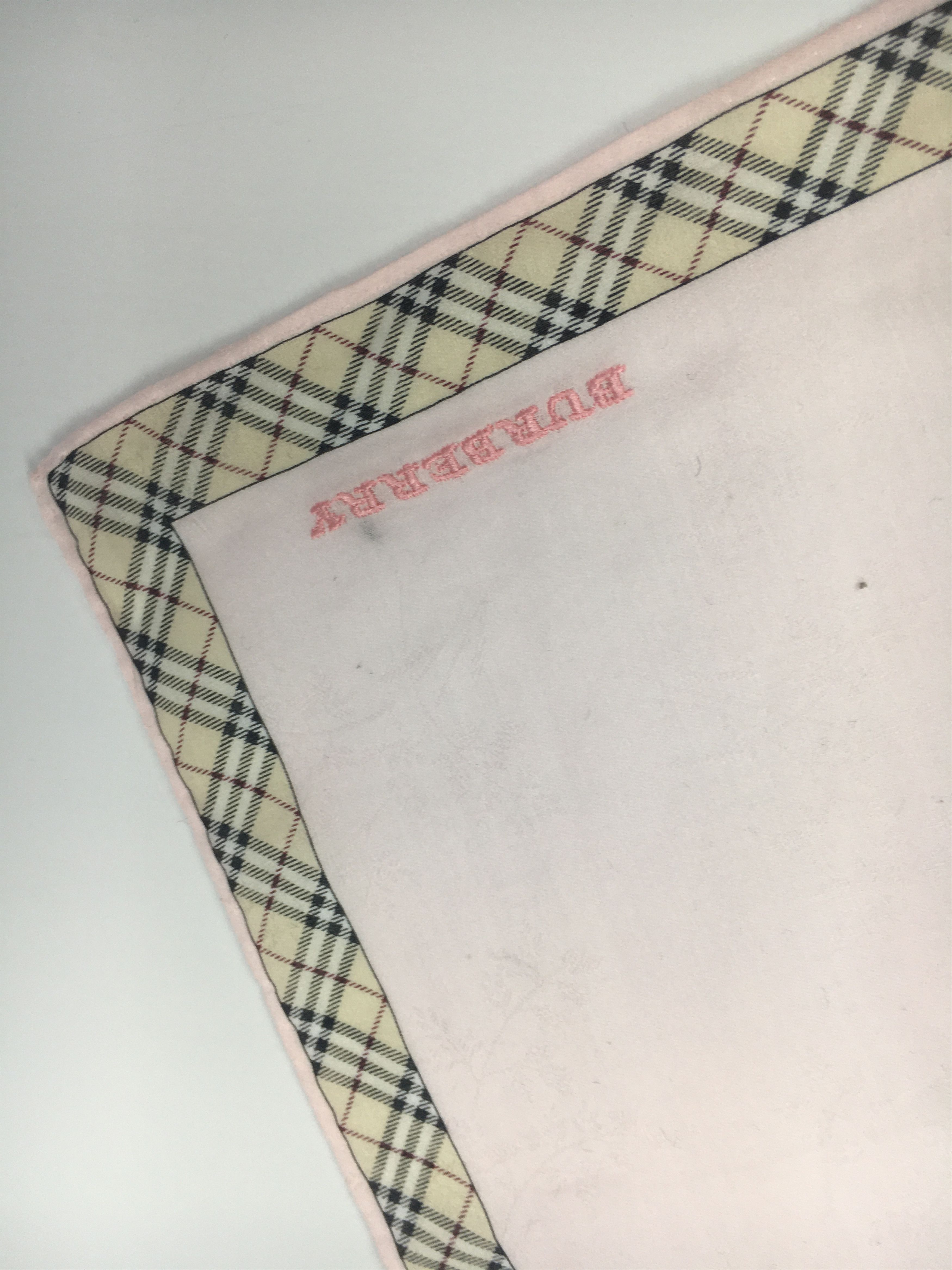 Burberry × Vintage Burberry Handkerchief / Bandana / Neckerchief HKC0091 Size ONE SIZE - 4 Thumbnail