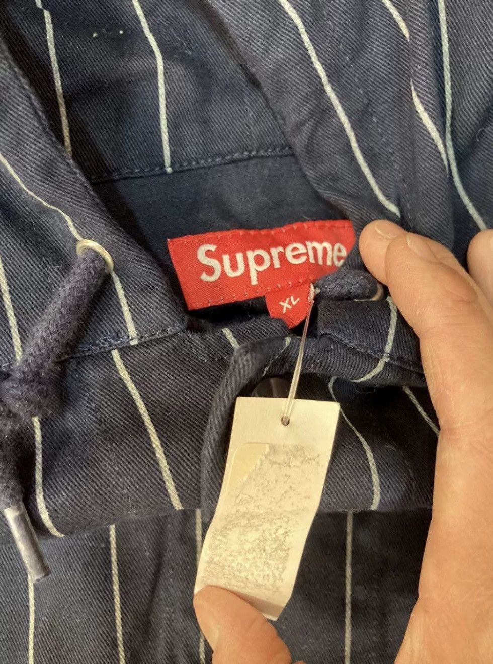 Supreme Supreme stripe Work coat Jacket Size US XL / EU 56 / 4 - 3 Thumbnail