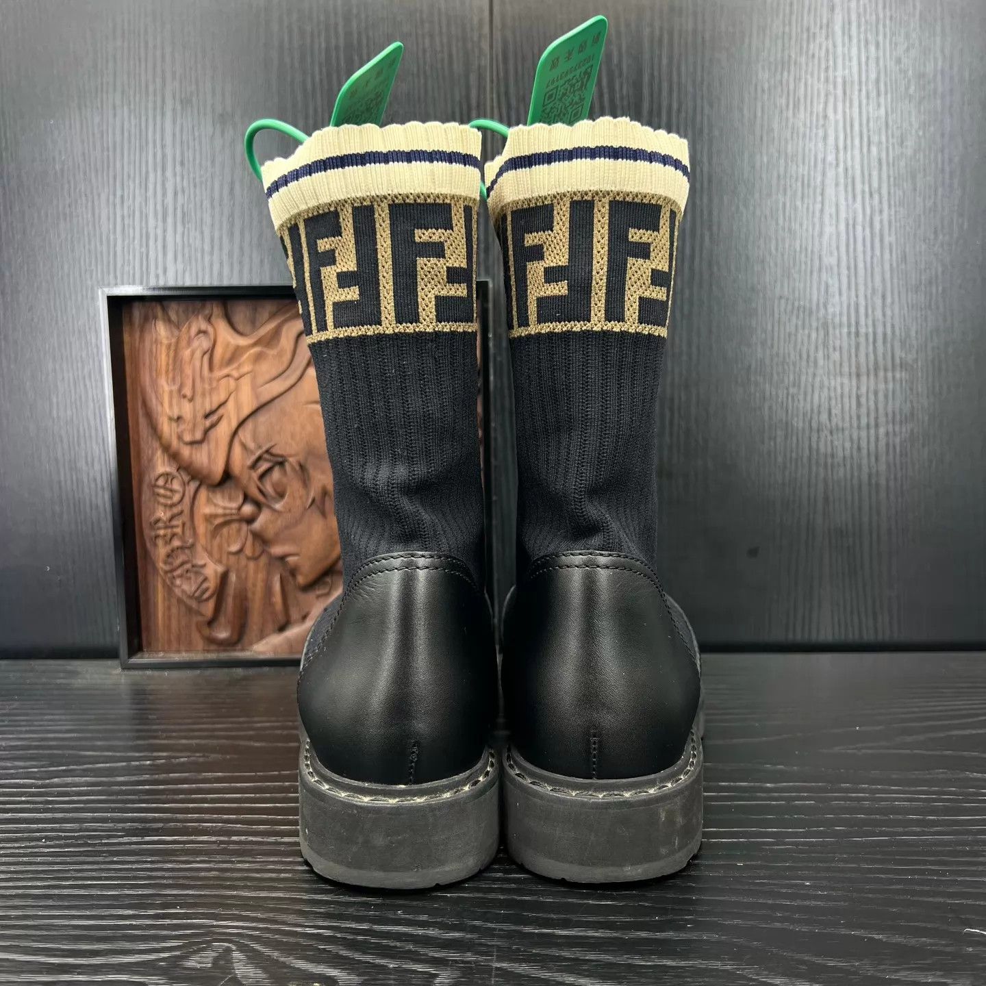 Fendi Fendi Rockoko Black Martin Boots 36 Mint Boxed Size US 5.5 / IT 35.5 - 4 Thumbnail