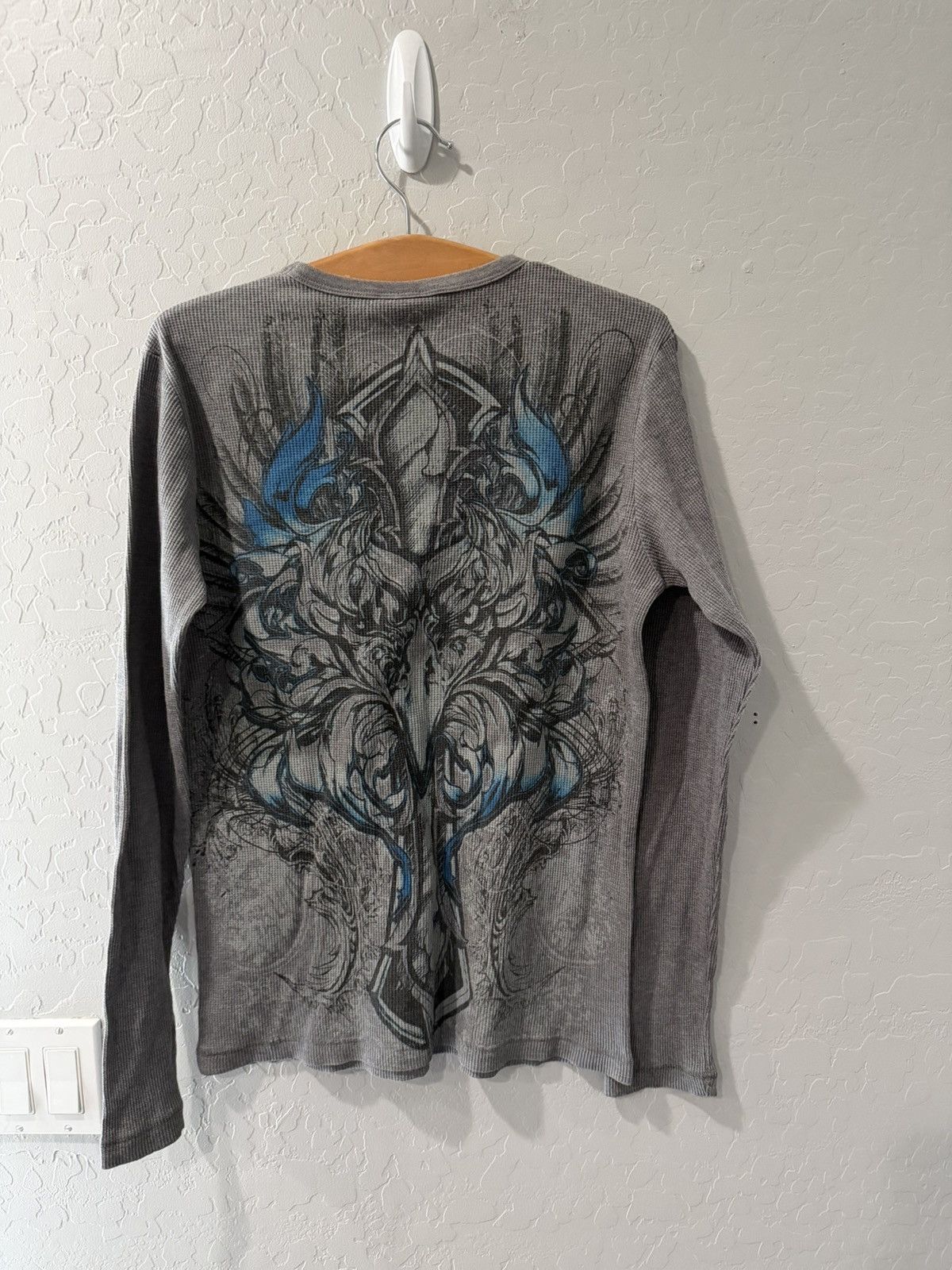 UFC Vintage MMA Elite Cross Wing Eagle Thermal L/S Shirt Medium Size US M / EU 48-50 / 2 - 4 Thumbnail