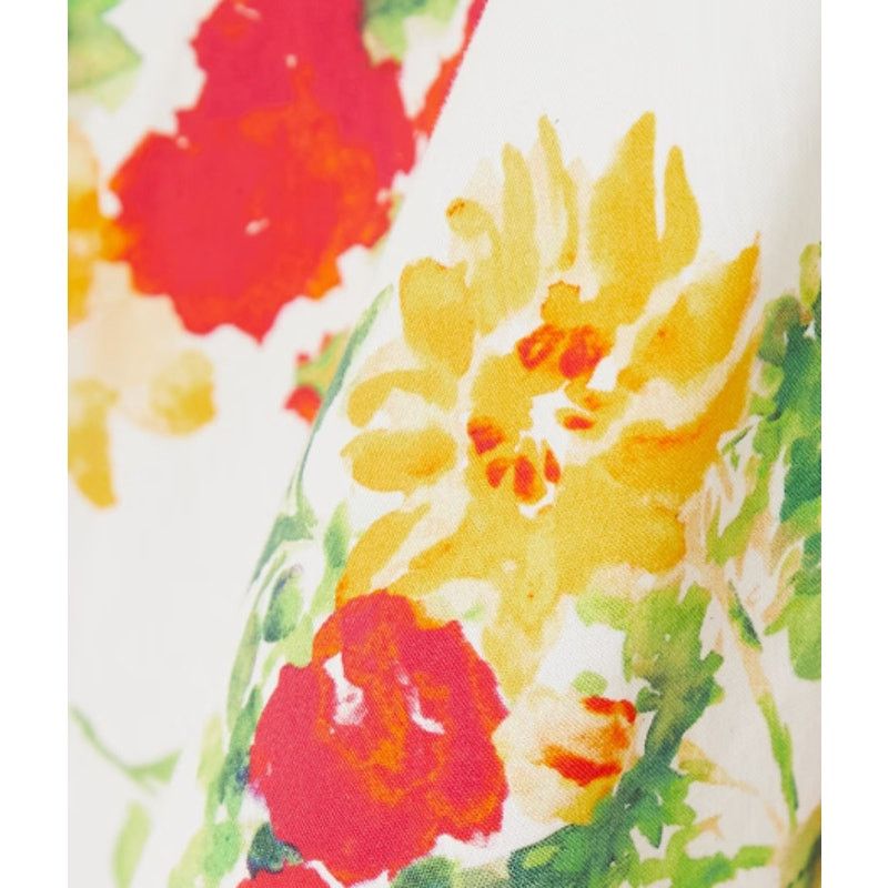 CAROLINE CONSTAS Laurel ruffled floral-print cotton-blend poplin mini dress Size L / US 10 / IT 46 - 4 Thumbnail