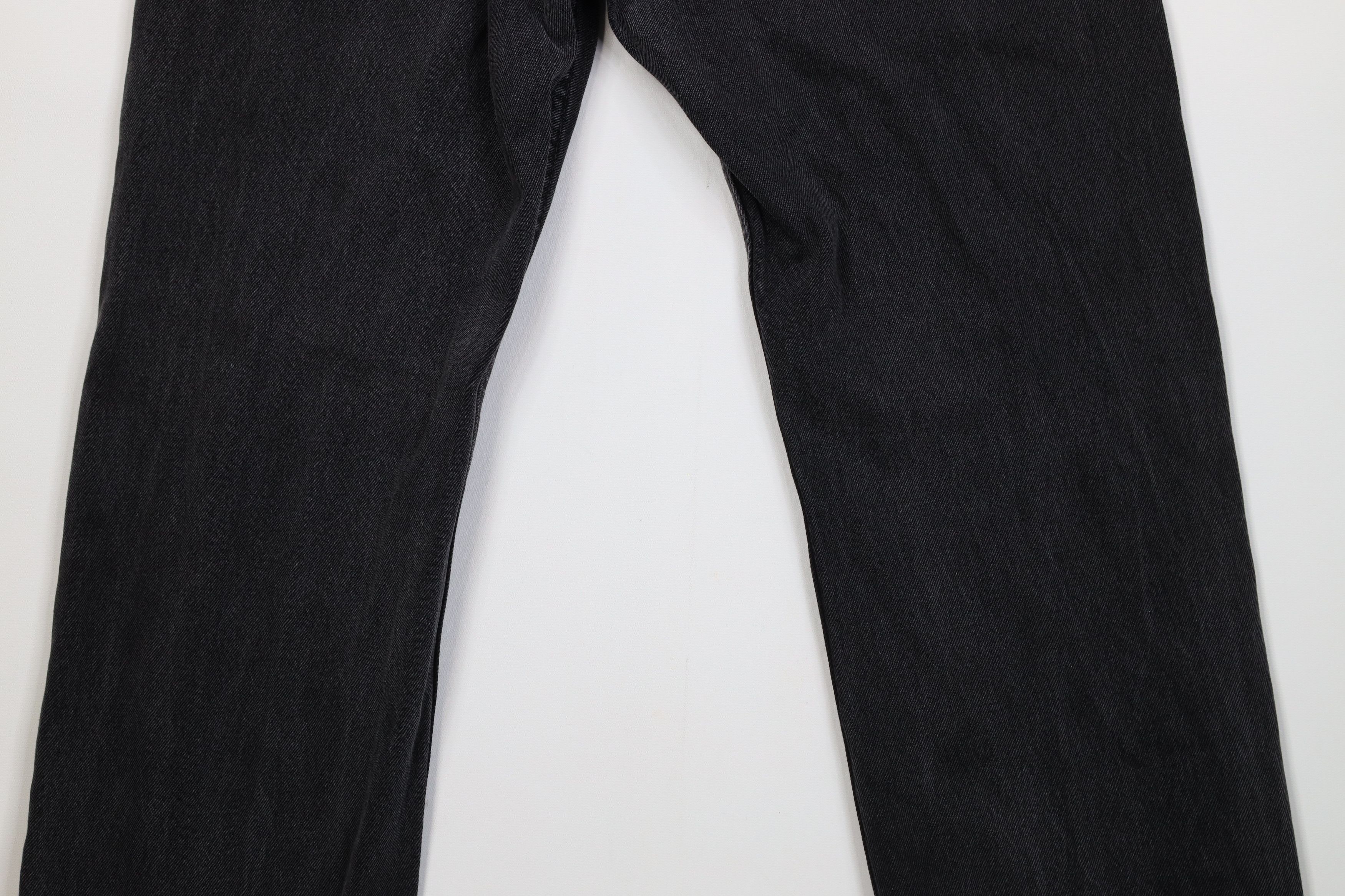 Levi's Vintage Y2K Levis 505 Regular Straight Leg Jeans Black Size US 36 / EU 52 - 12 Thumbnail
