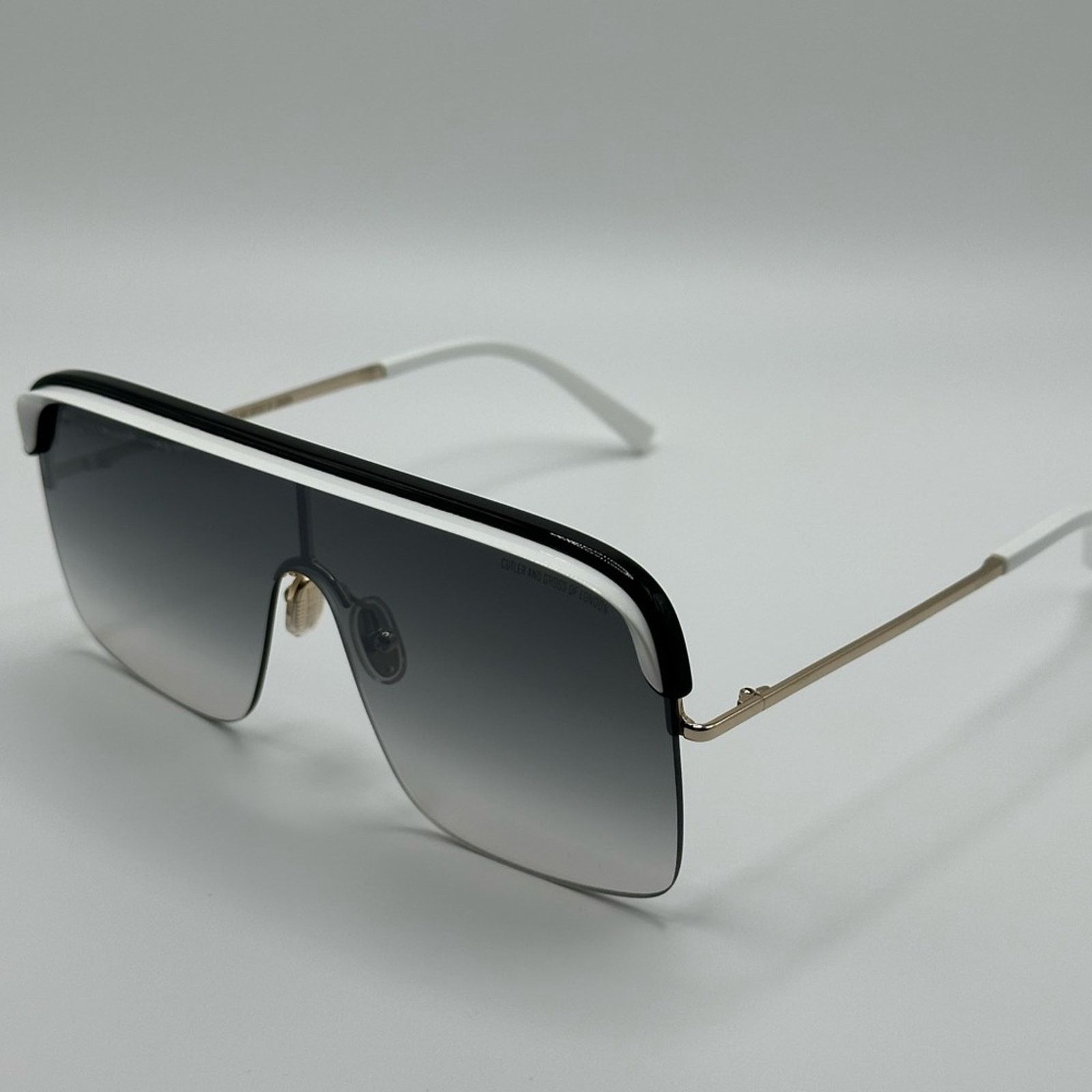 Cutler and Gross NEW CUTLER AND GROSS CG1328S 002 Black/White Unisex Size ONE SIZE - 3 Thumbnail
