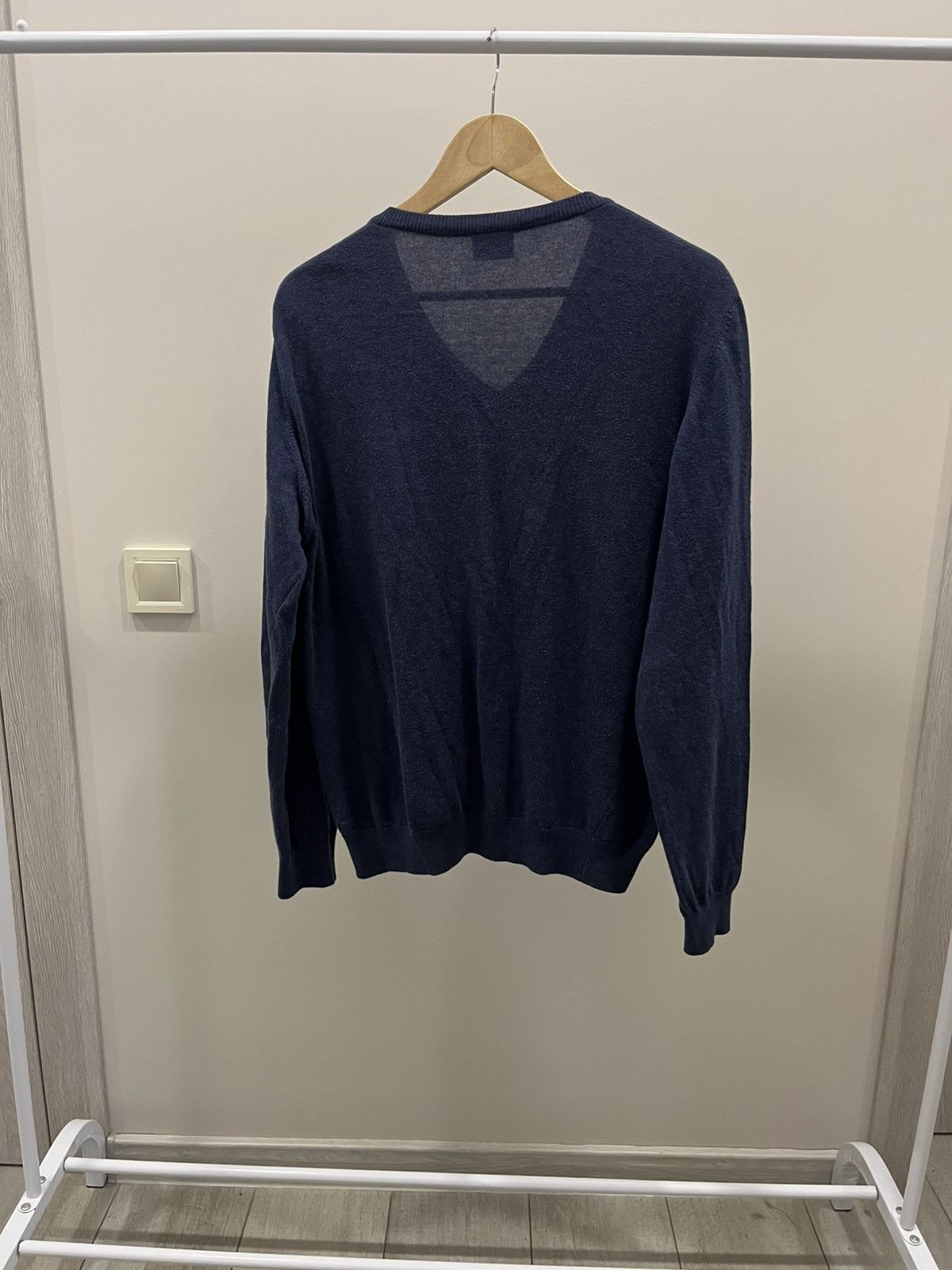 Lacoste Lacoste Sweater Gray V-Neck Pullover Small Logo size 4 (M) Size US M / EU 48-50 / 2 - 3 Thumbnail