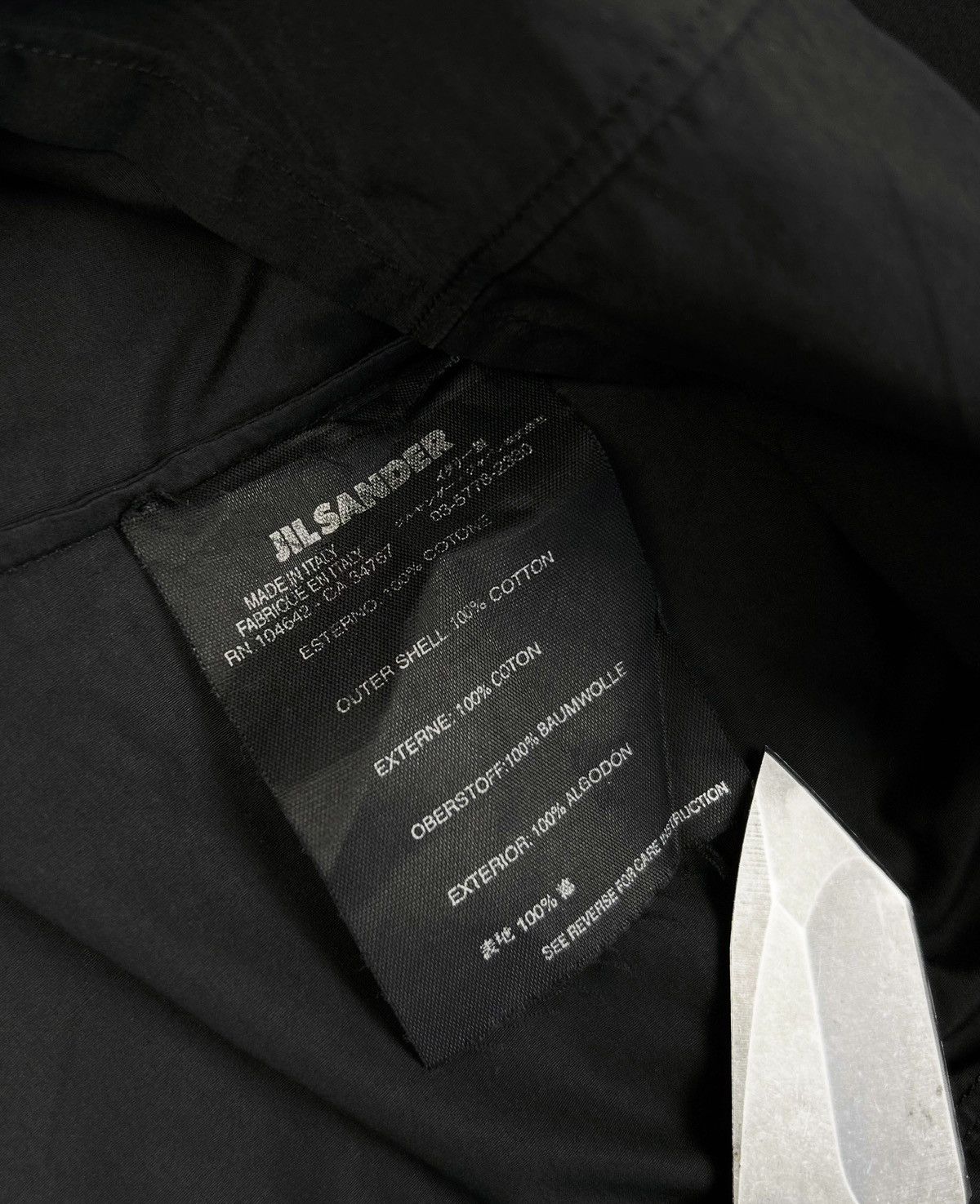 Jil Sander Rare JIL SANDER Blouse Black Top Avant Garde Size S Size S / US 4 / IT 40 - 11 Thumbnail