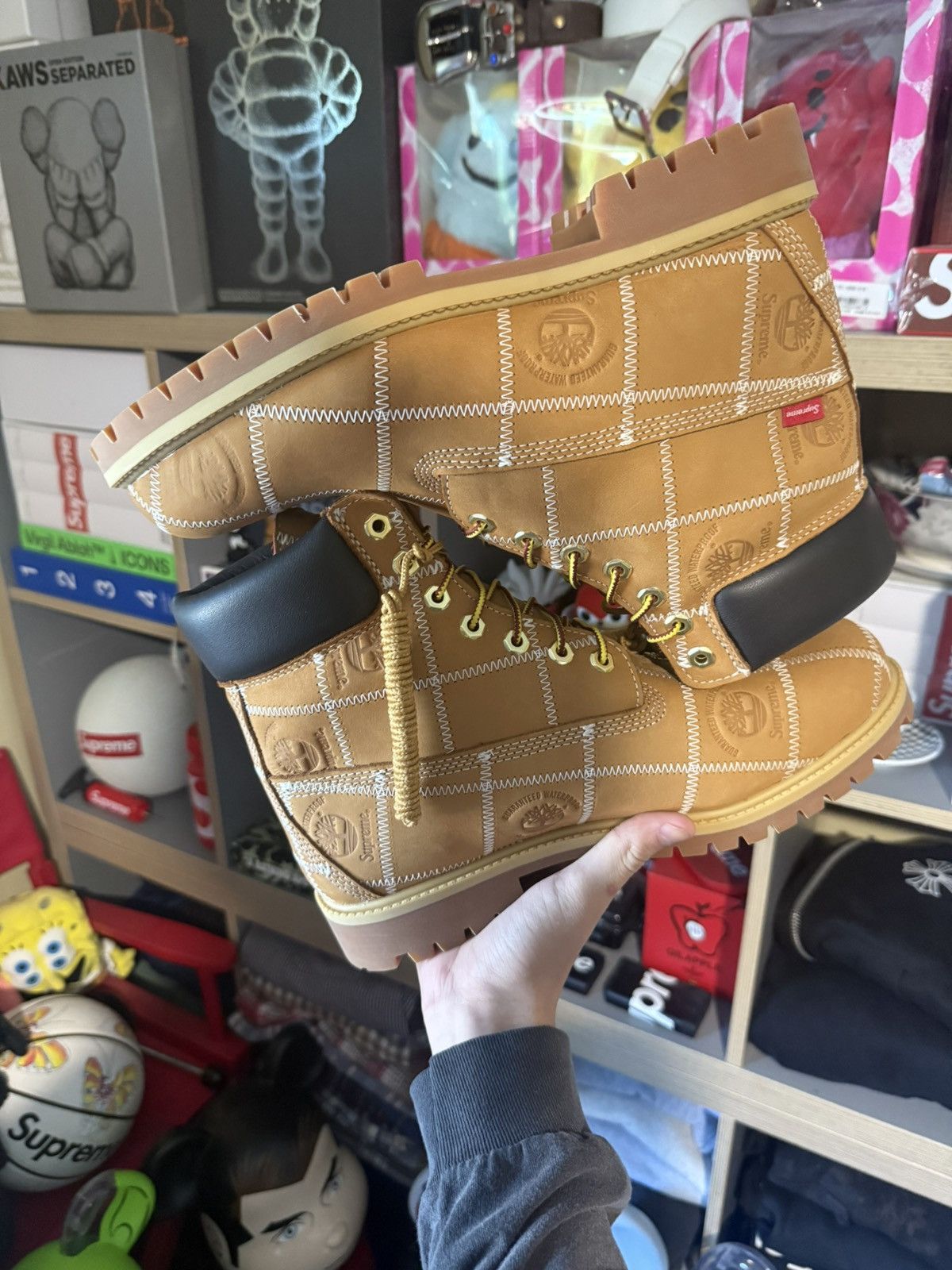 Supreme × Timberland Supreme Wheat 6” Timberland Boot FW25 Size US 10.5 / EU 43-44 - 6 Thumbnail