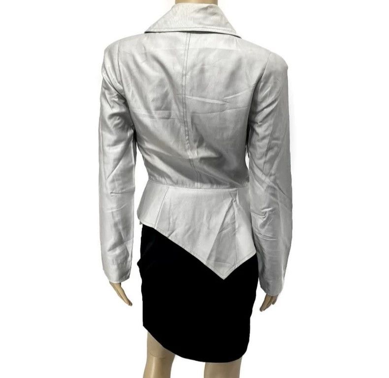 Vivienne Westwood Vivienne Westwood Silver gray deconstructed stand collar c Size M / US 6-8 / IT 42-44 - 4 Thumbnail