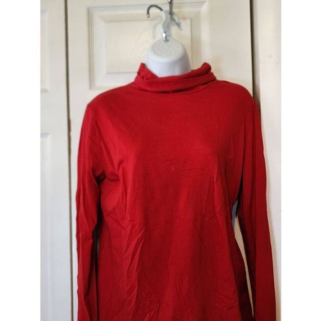 Other Christopher & Banks Red Turtle Neck Size L / US 10 / IT 46 - 3 Thumbnail