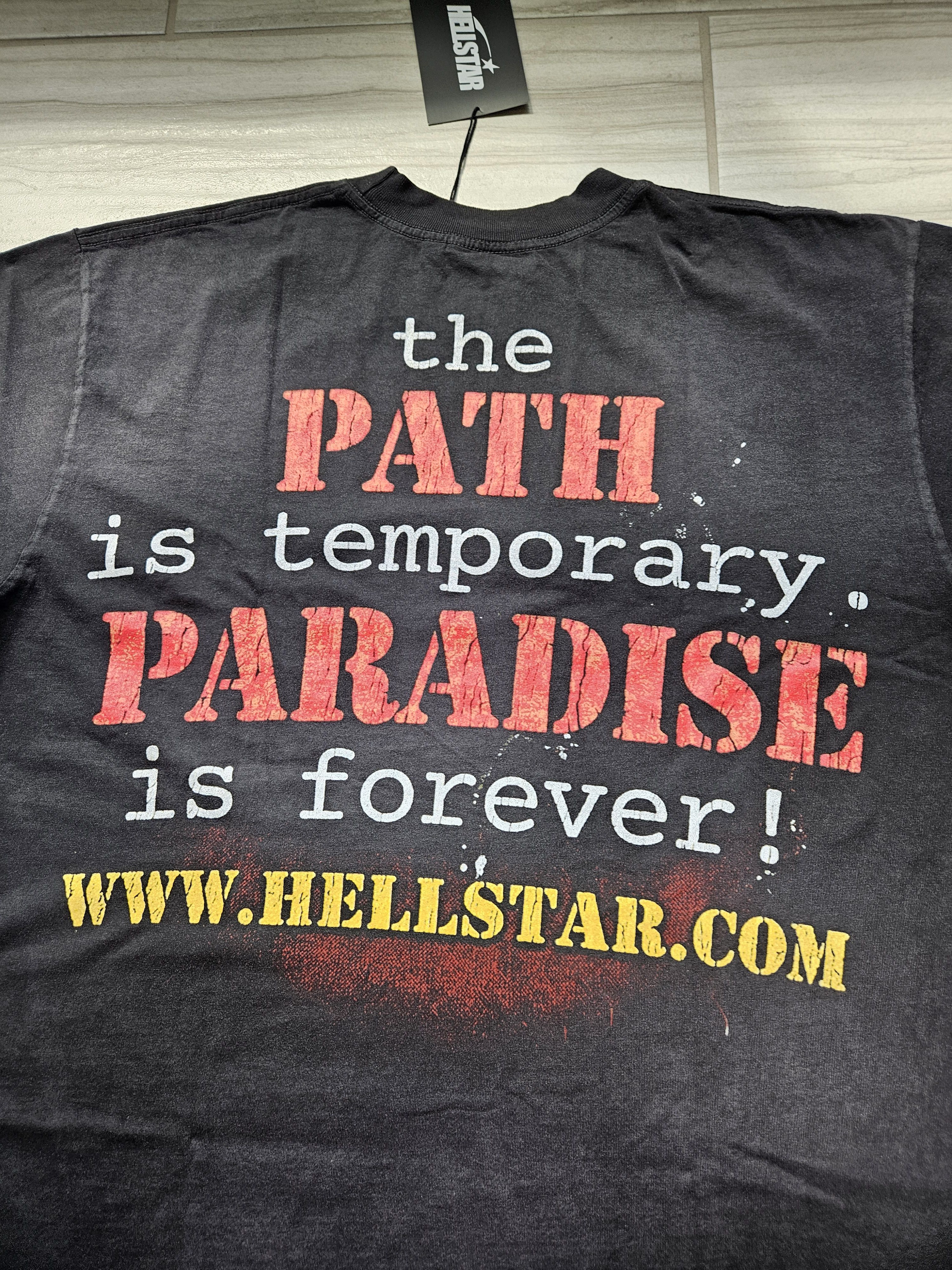 HELLSTAR Mercy Dog Path To Paradise Lambs Black T Shirt Size US L / EU 52-54 / 3 - 4 Thumbnail