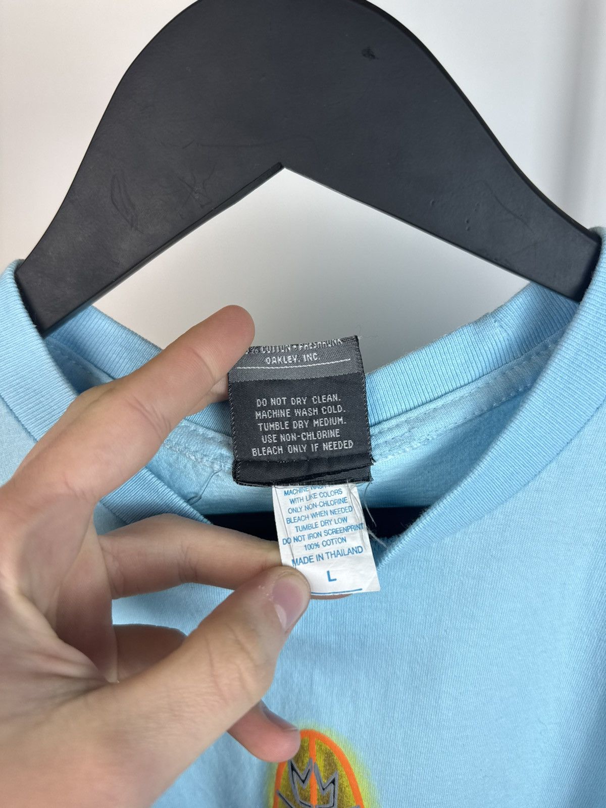 Oakley × Vintage Vintage Oakley T-Shirt 2000s Big Logo Japan Outdoor Y2K Size US L / EU 52-54 / 3 - 9 Thumbnail