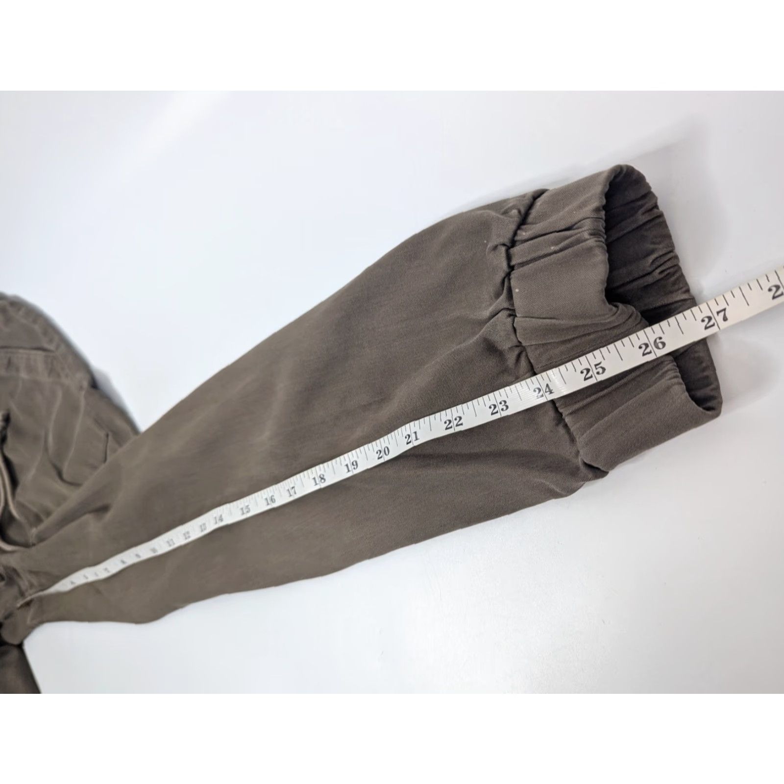 Anthropologie Cloth & Stone Pants Women's XS Olive Green Tencel Lyocell Cotton Blend Spandex Jogger Size 26" / US 2 / IT 38 - 7 Thumbnail