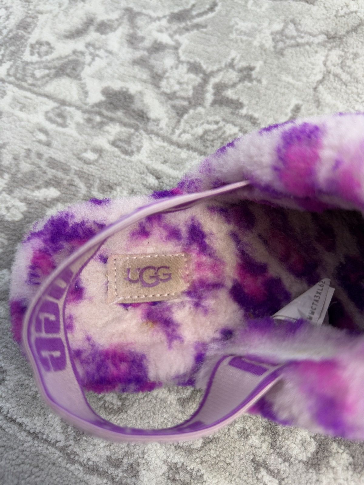 Designer × Ugg UGG pink leopard fluff yeah slippers slip ons designer y2k Size US 9 / IT 39 - 6 Thumbnail