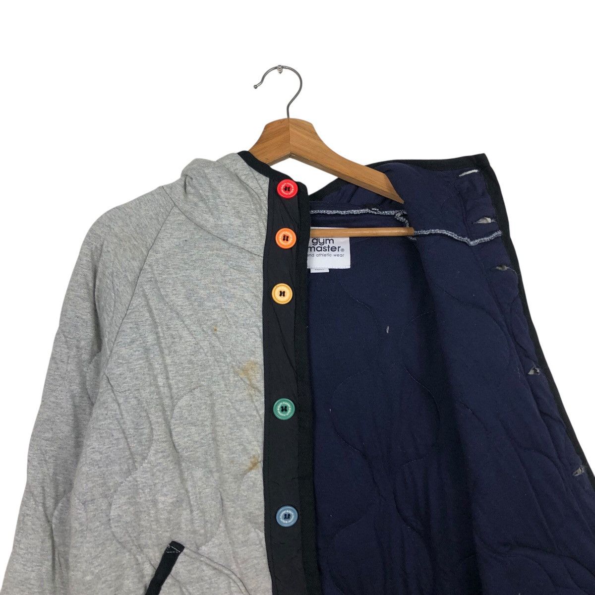 Hysteric Glamour 📌Vintage Biker Jacket Gym Master Quilted Puffer Button Size US S / EU 44-46 / 1 - 14 Thumbnail