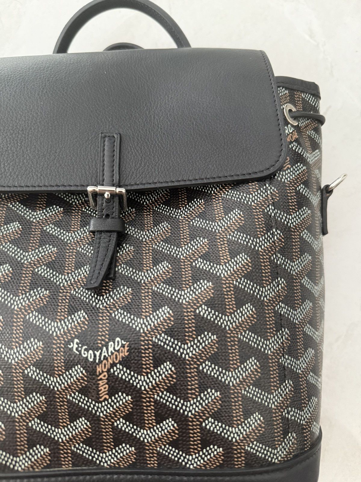 Goyard Goyard Black Alpin Mini Backpack *Brand new* Size ONE SIZE - 2 Thumbnail