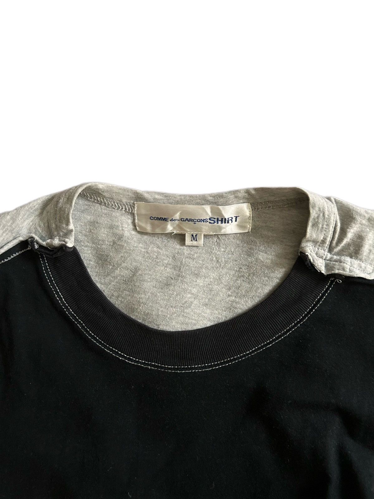 Comme des Garcons × Comme des Garcons SHIRT × Japanese Brand Comme des Garçons SHIRT Reconstructed Tee Size US M / EU 48-50 / 2 - 2 Thumbnail