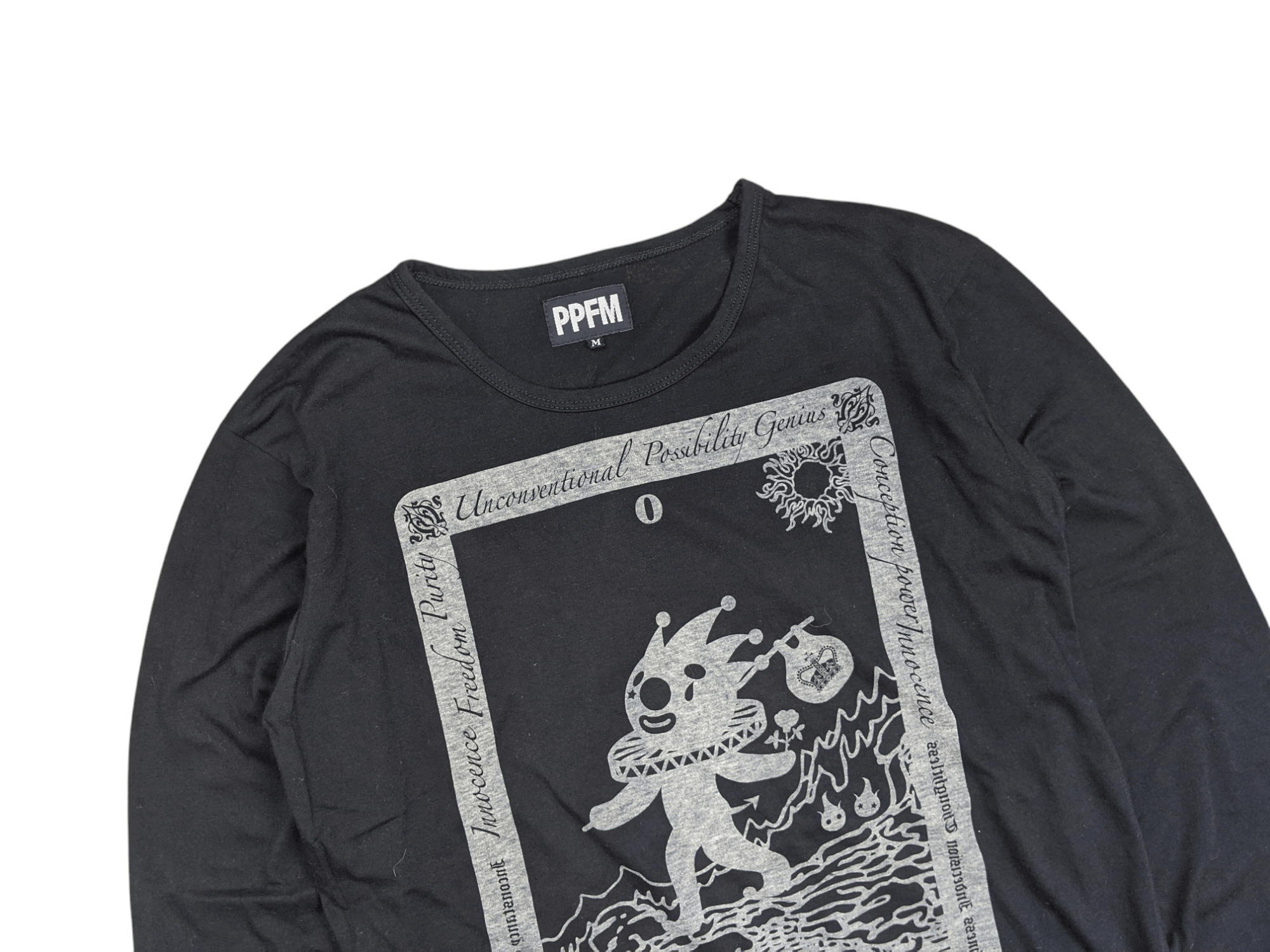 Japanese Brand PPFM The Fool tarot long sleeve tee Size M / US 6-8 / IT 42-44 - 2 Thumbnail