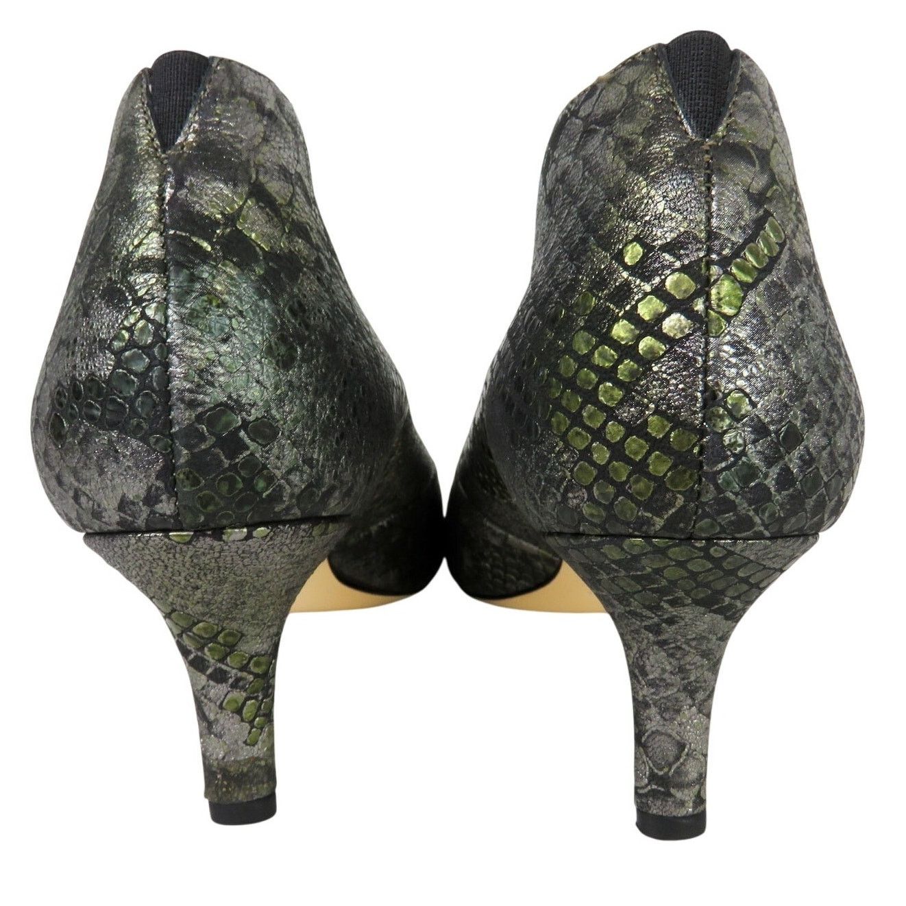 Other Amalfi by Rangoni Metallic Snake Print Heels Booties 8.5 Size US 8.5 / IT 38.5 - 6 Thumbnail