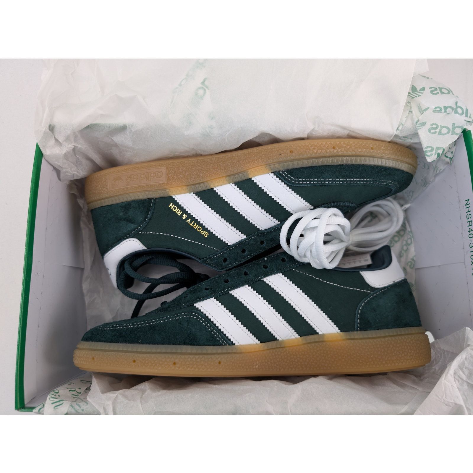 Adidas × Sporty & Rich o1rshd1 Handball Spezial x Sporty & Rich sneakers Dark Green Size US 12.5 / EU 45-46 - 18 Thumbnail