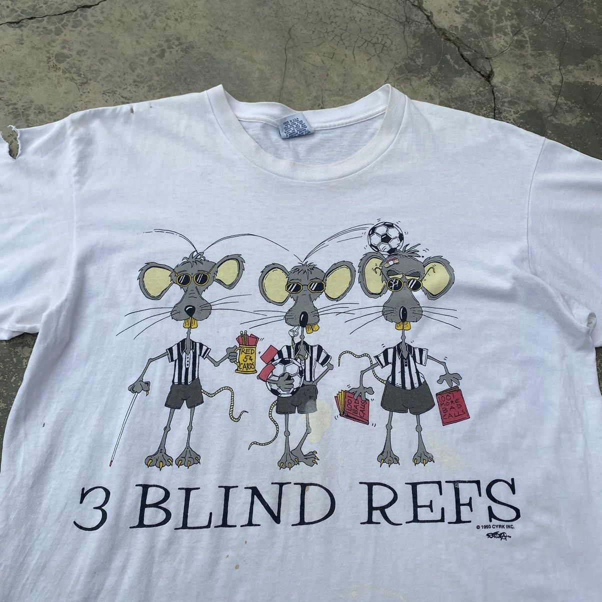 Seditionaries × Vintage ‘93 Three Blind Refs distressed tee GW011 Size US XL / EU 56 / 4 - 2 Thumbnail