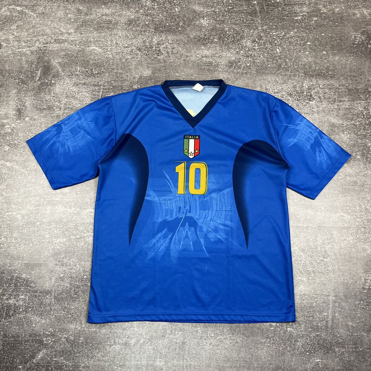 Vintage Vintage Bootleg Totti 10 Football Jersey Size US XL / EU 56 / 4 - 1 Thumbnail