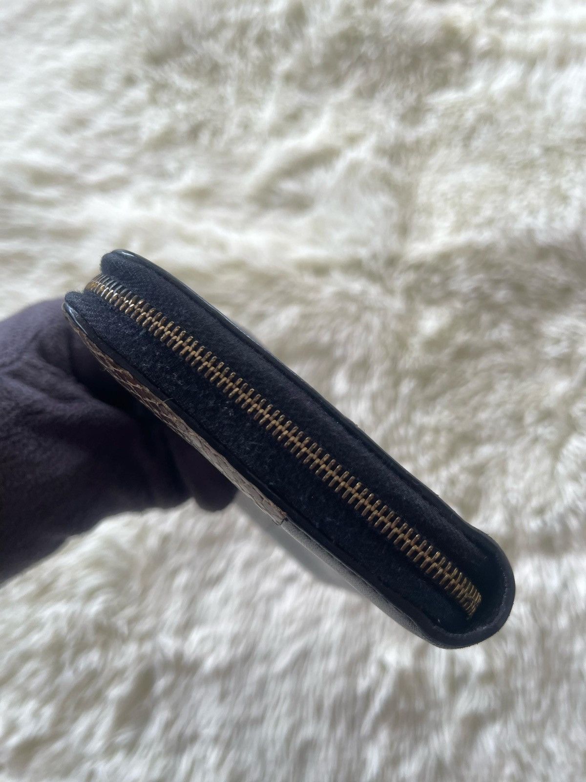 Celine × Designer × Vintage Celine Python Lambskin Zip Around Multifunction Wallet Size ONE SIZE - 10 Thumbnail