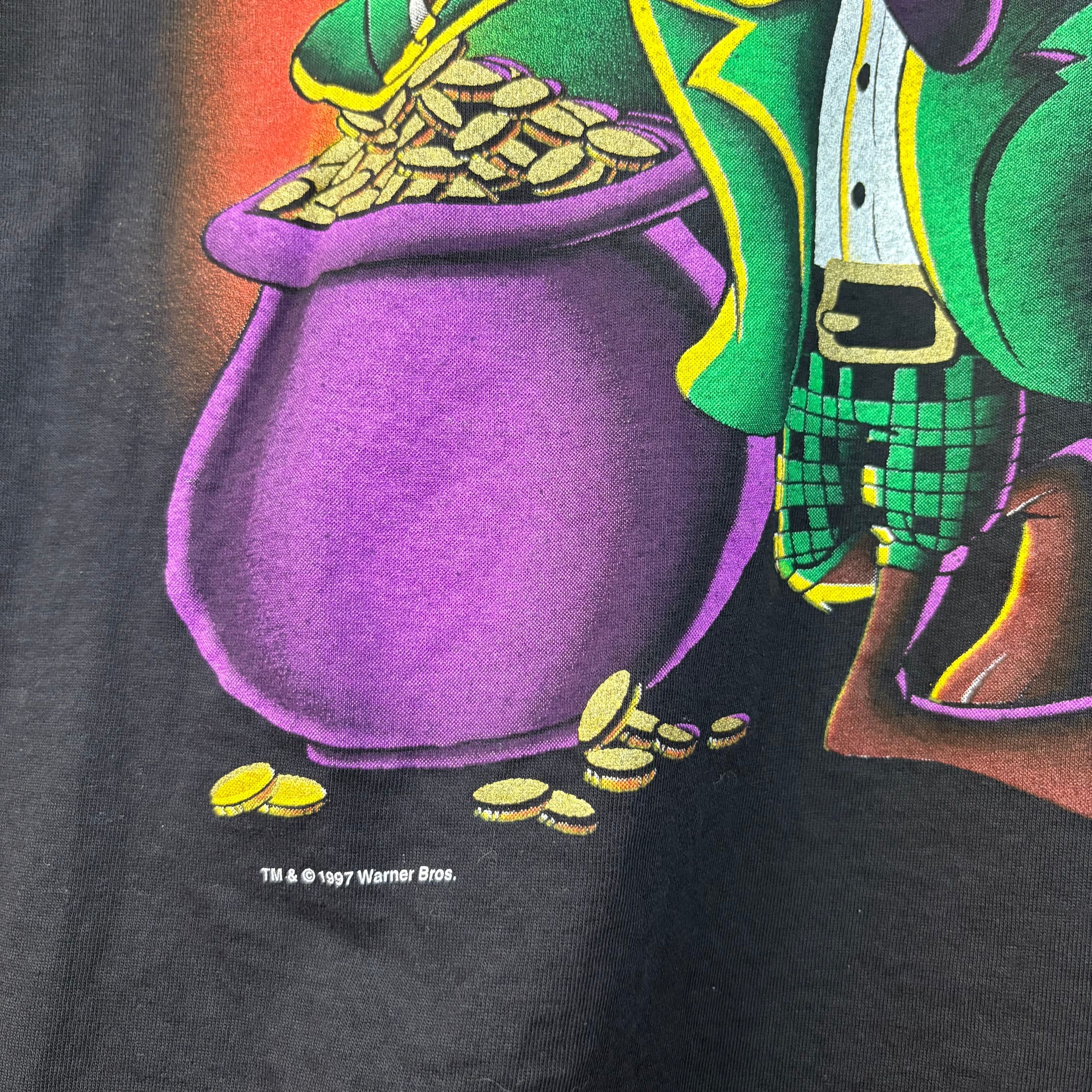 Vintage Vintage Looney Tunes "Irish Tasmanian Devil" Tee Size XL Size US XL / EU 56 / 4 - 2 Thumbnail