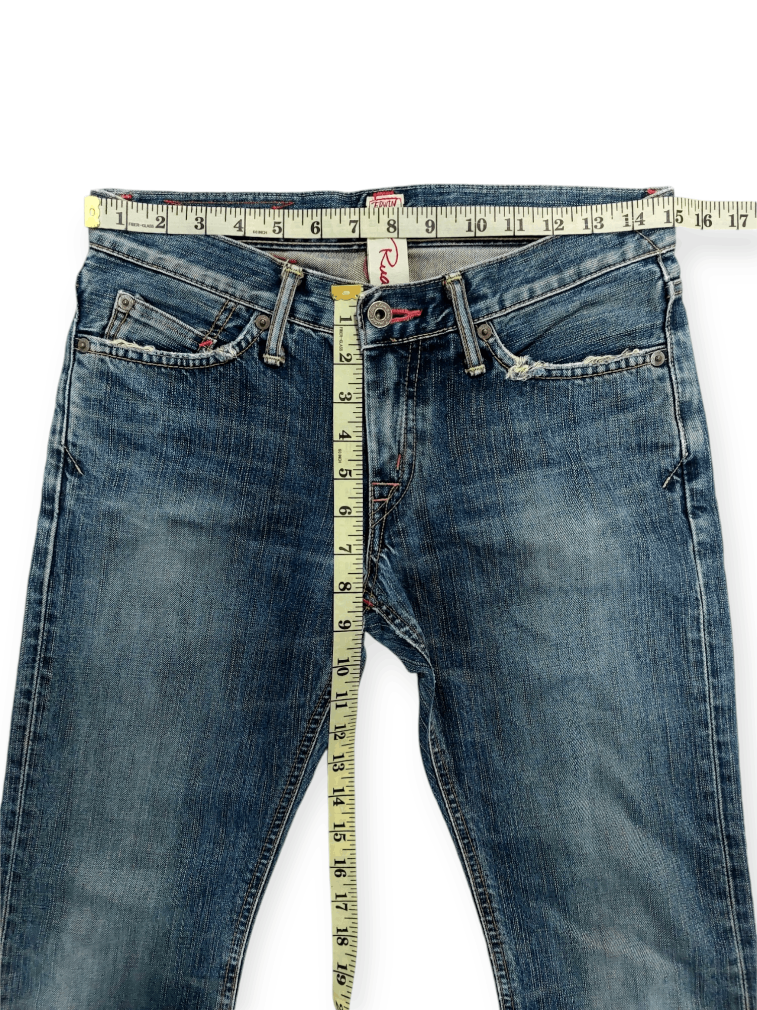 Edwin Flare Edwin Miss. 503 Rude Denim Size 30" / US 8 / IT 44 - 15 Thumbnail