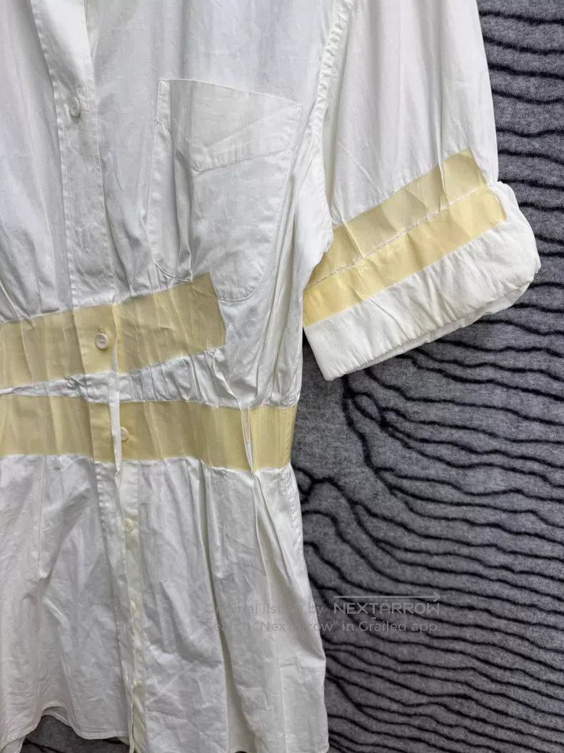 Maison Margiela Maison Margiela Tape Fabric Waist-Cinching Shirt Size M / US 6-8 / IT 42-44 - 3 Thumbnail