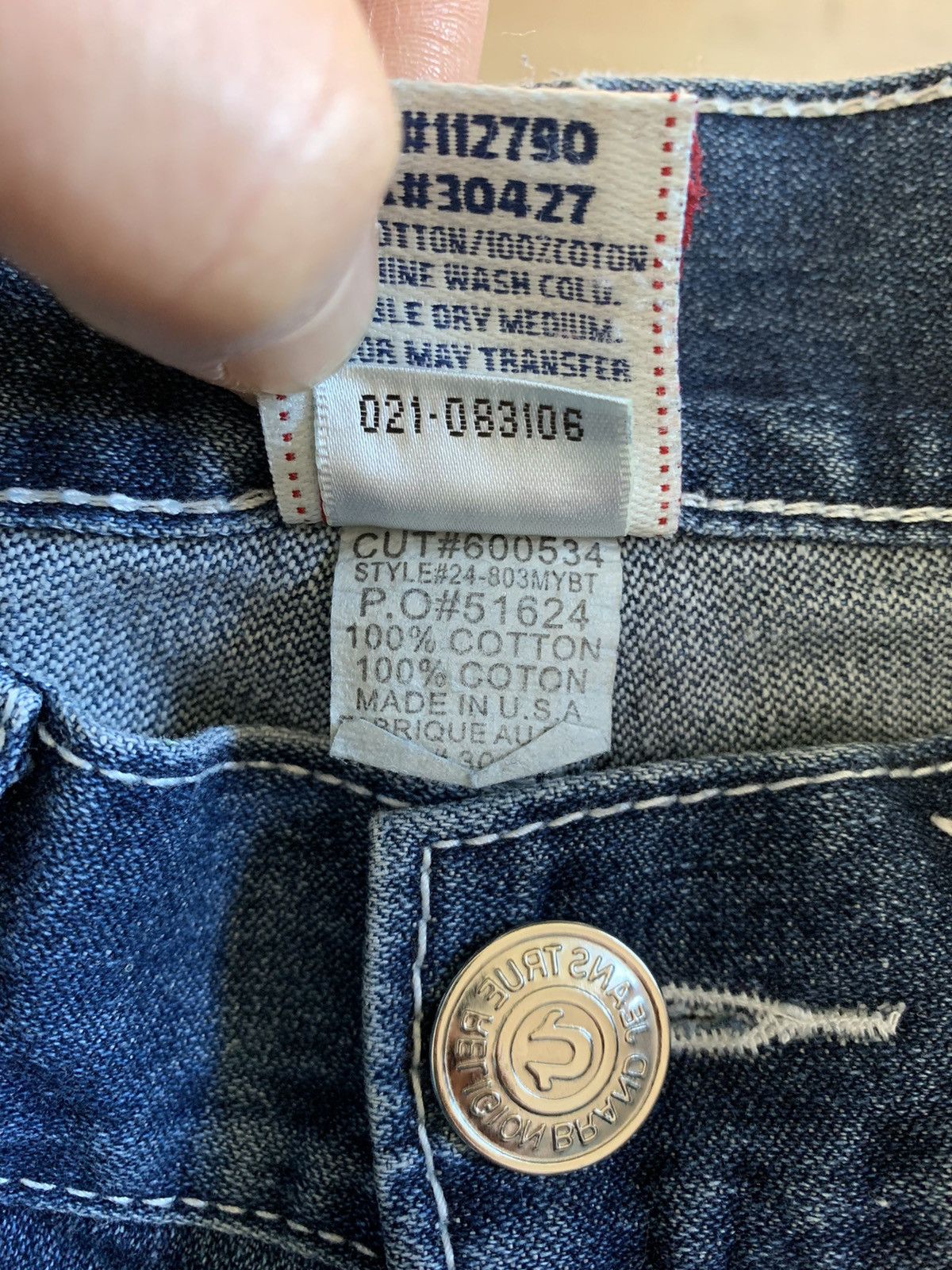 True Religion Vintage True Religion Billy Super T jeans Size US 32 / EU 48 - 12 Thumbnail