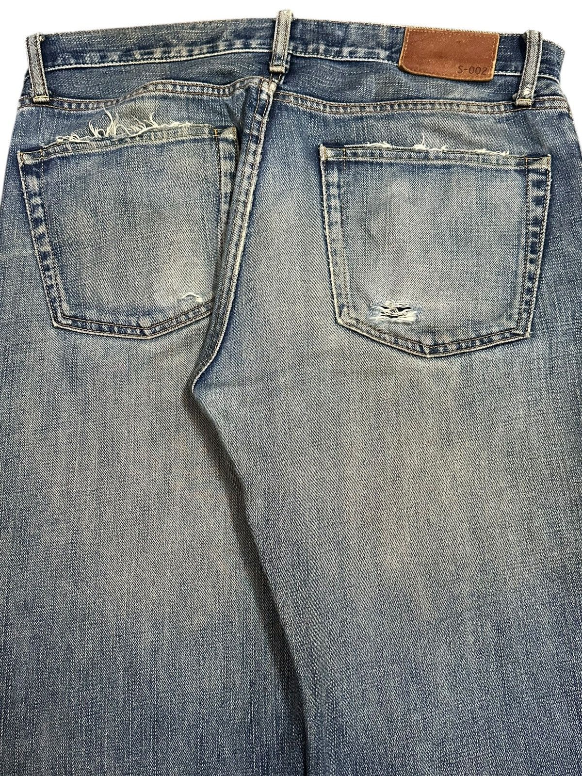 Japanese Brand Vintage Japanese Uniqlo Mud Wash Distressed Baggy Jeans Size US 33 - 6 Thumbnail
