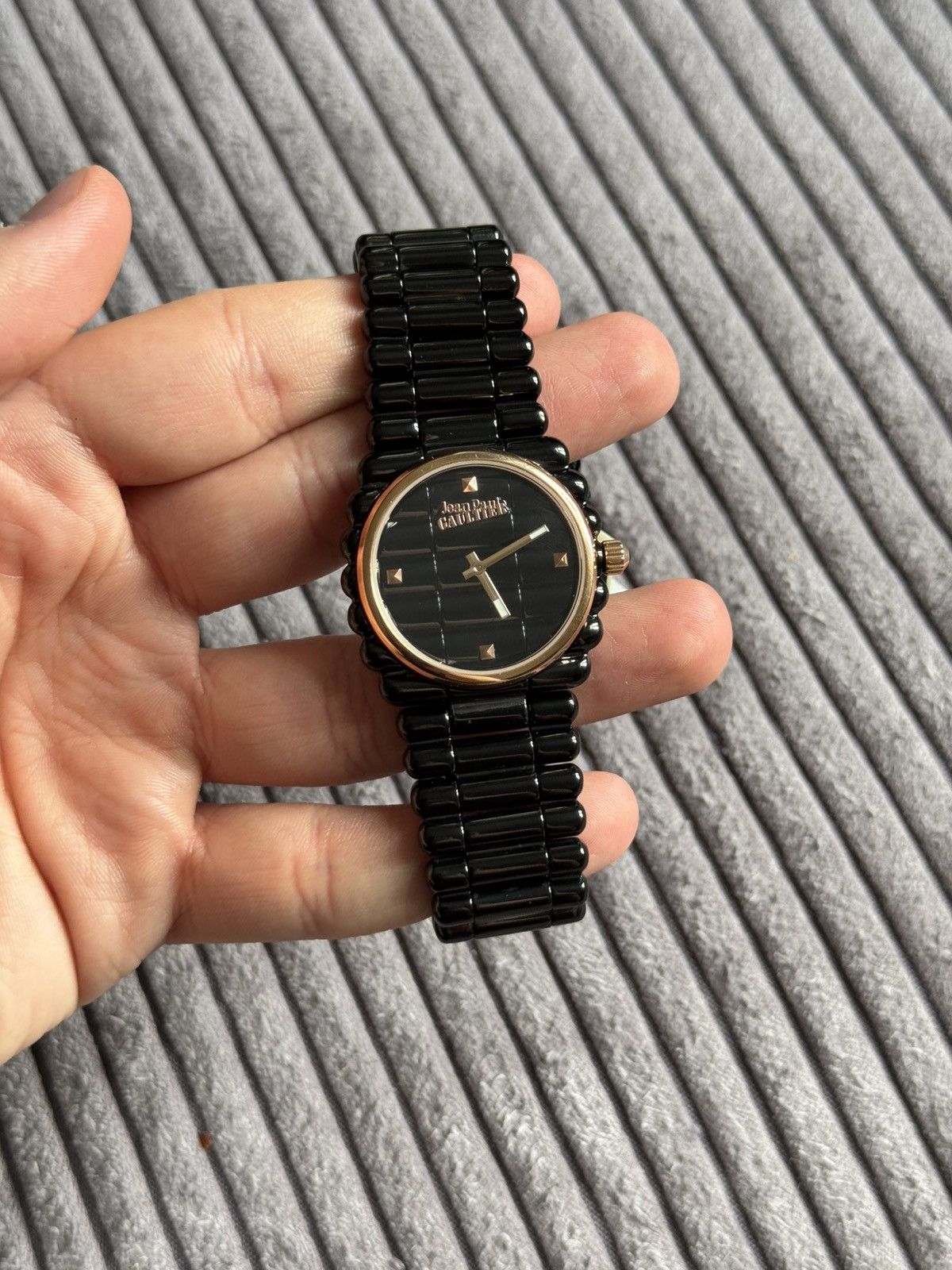 Vintage Jean Paul Gaultier Archive Black Bullet Watch Grail