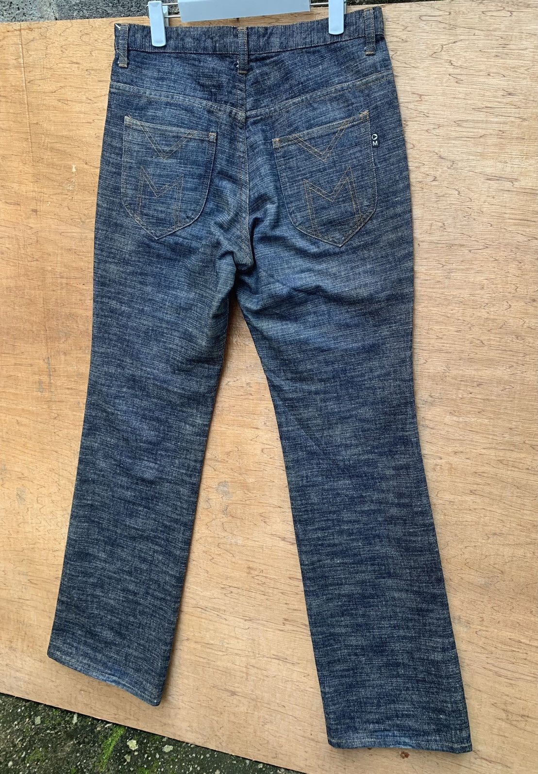 Japanese Brand 🔥🔥 MORGAN HOMME Blue Denim Jeans Size US 30 / EU 46 - 8 Thumbnail