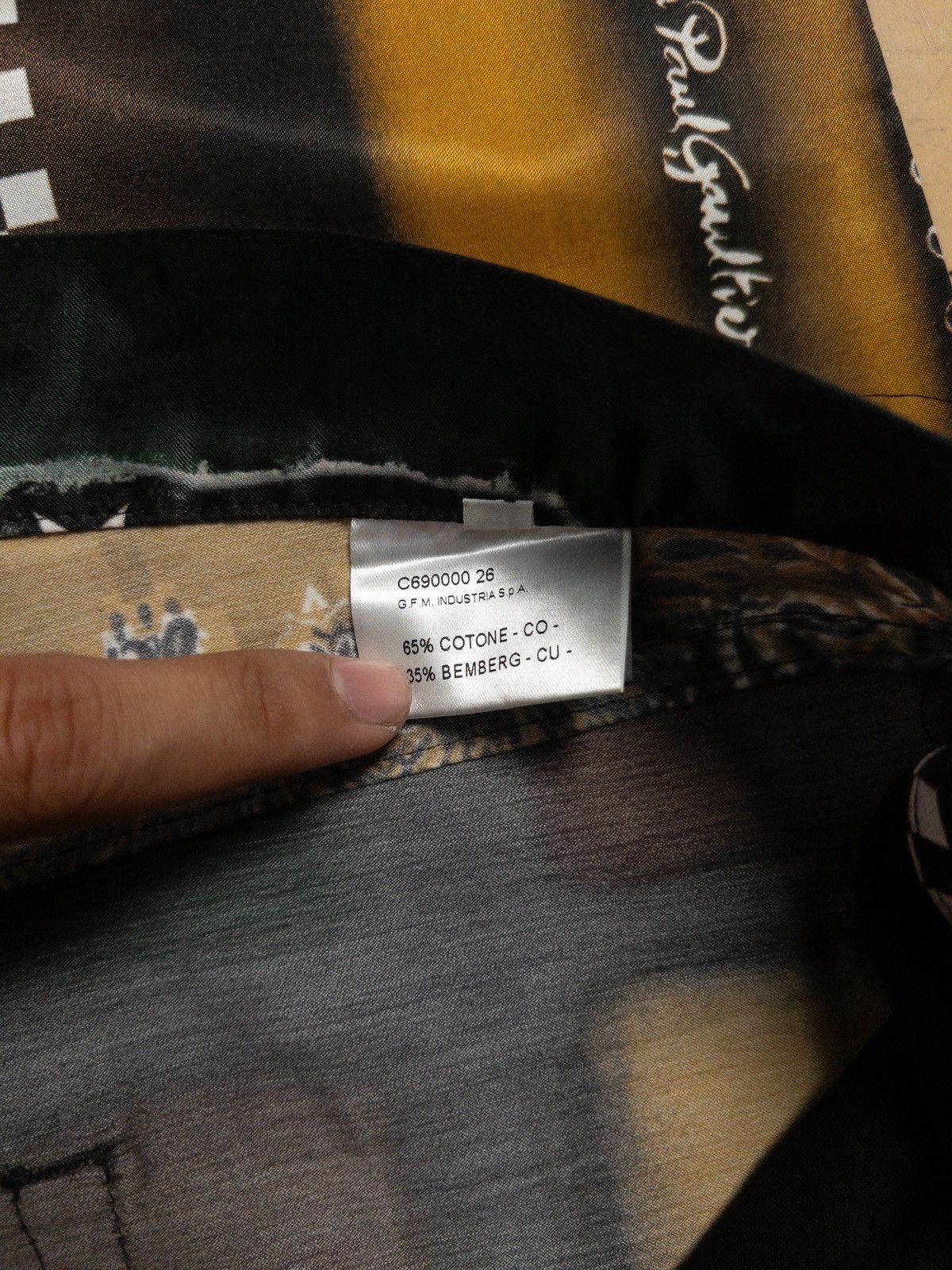 Jean Paul Gaultier - 𝐉𝐞𝐚𝐧 𝐏𝐚𝐮𝐥 𝐆𝐚𝐮𝐥𝐭𝐢𝐞𝐫 𝐅𝐮𝐥𝐥 𝐏𝐫𝐢𝐧𝐭𝐞𝐝 𝐏𝐚𝐧𝐭 - Size 27" / US 4 / IT 40 - 7 Thumbnail