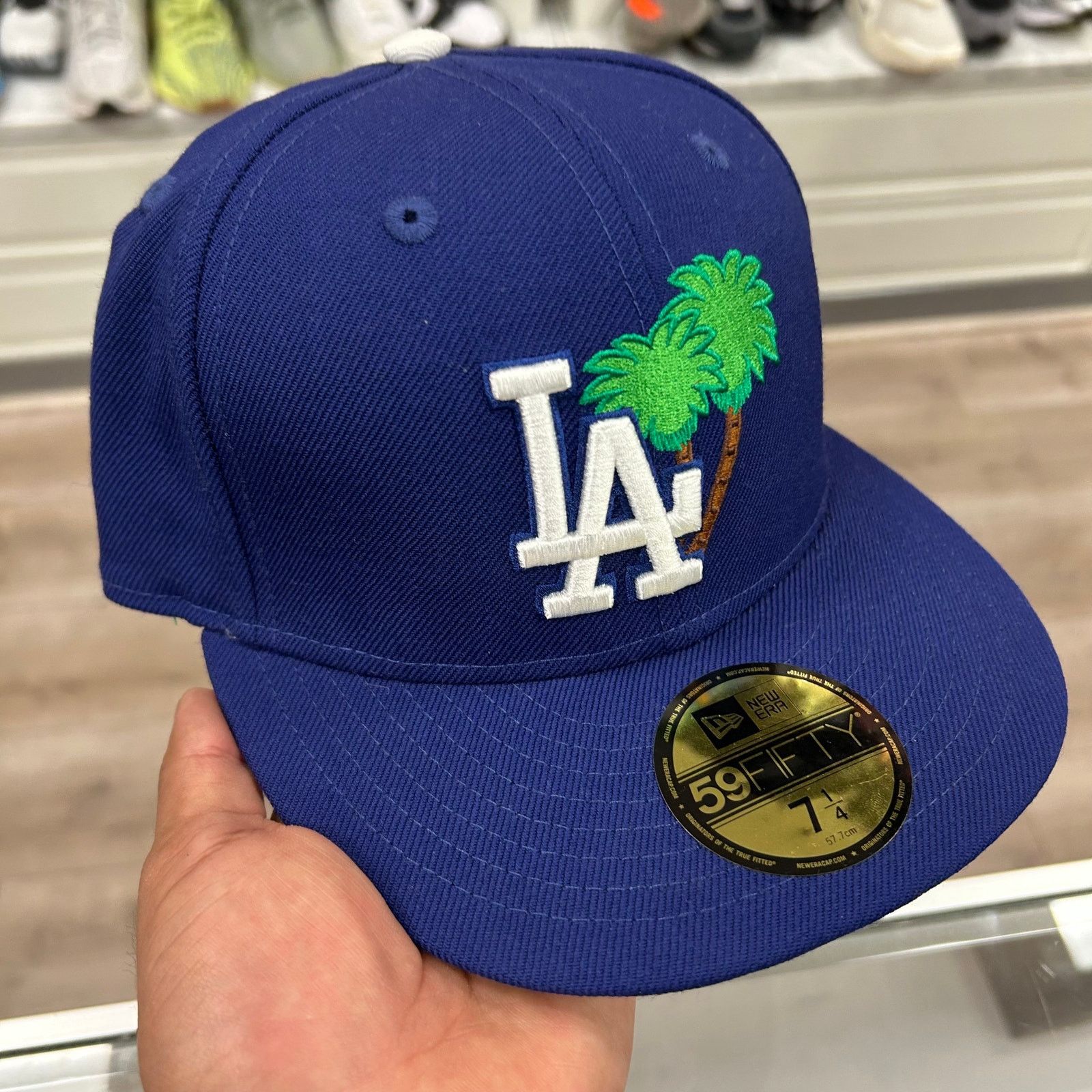 New Era New Era Los Angeles Dodgers Palm Tree Fitted Hat Cap 7 1/4 Size ONE SIZE - 1 Thumbnail