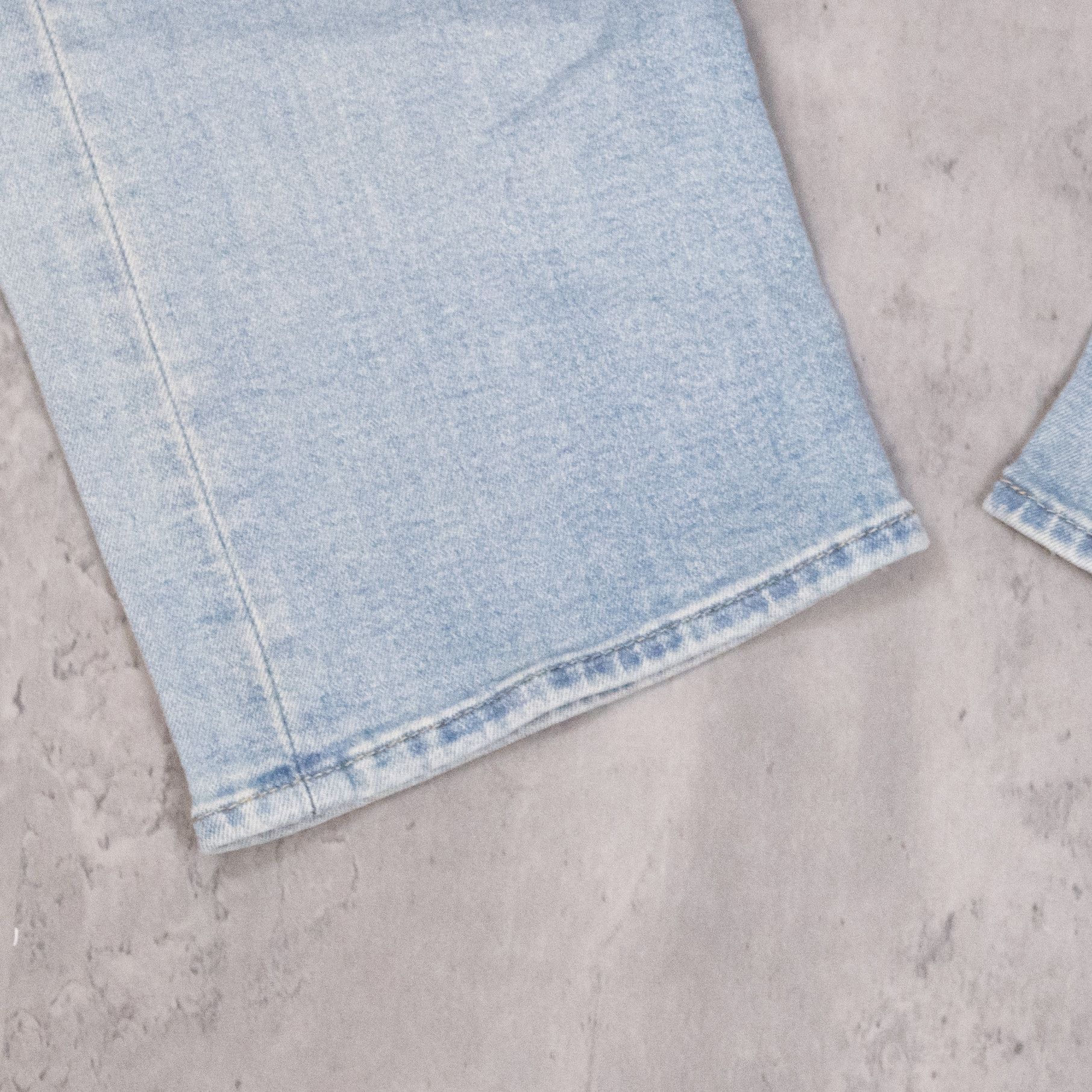 Levi's Levis 501 Straight Legged Distressed Midwash Denim Pant’s Size US 34 / EU 50 - 8 Thumbnail