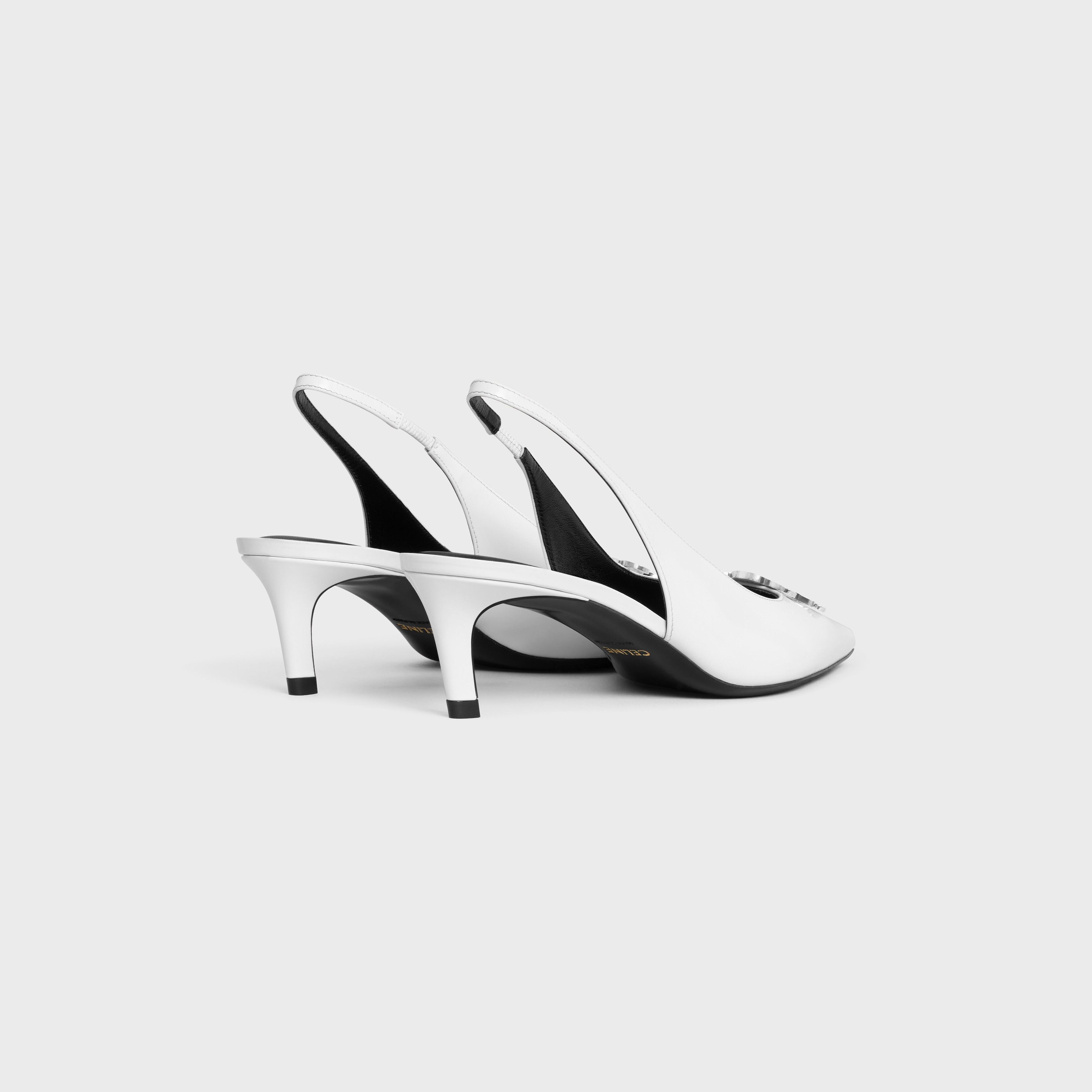 Celine o1bcso1str0925 356834371C Alma Triomphe Slingback Pumps Size US 11 / IT 41 - 2 Thumbnail